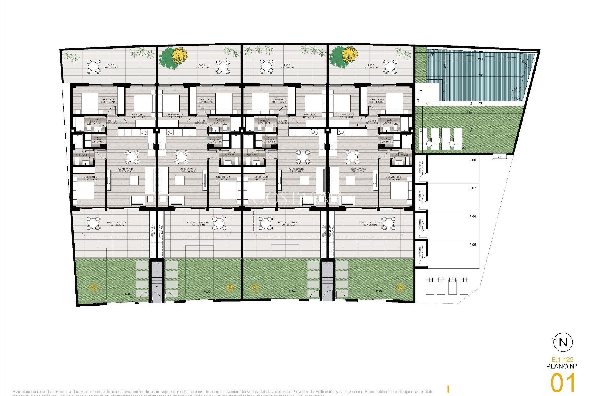 Nieuwbouw Woningen - Ground Floor Bungalow -
San Pedro del Pinatar - Los Cuarteros