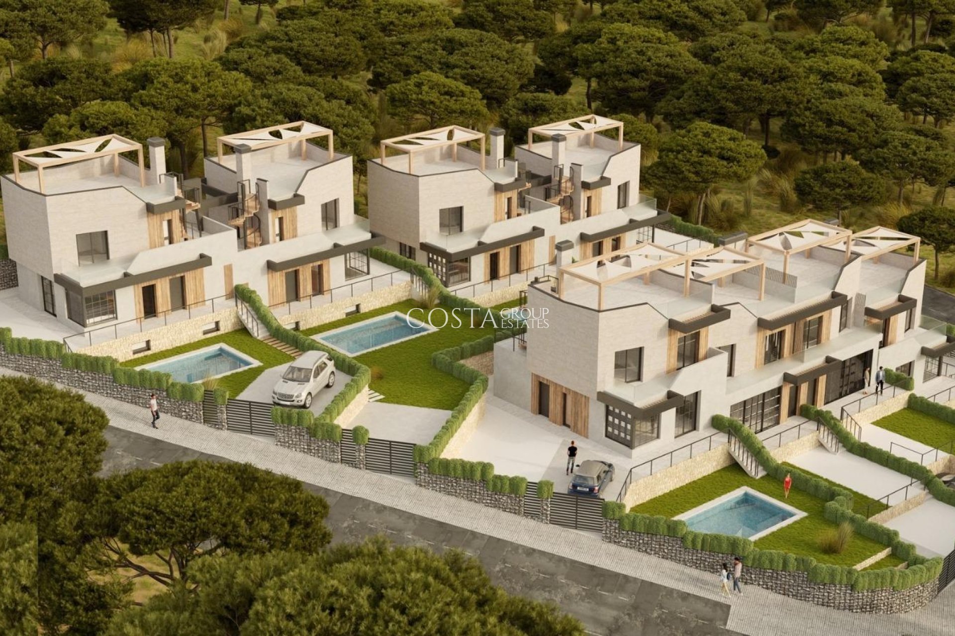 Nieuwbouw Woningen - Semidetached -
Polop - PAU1