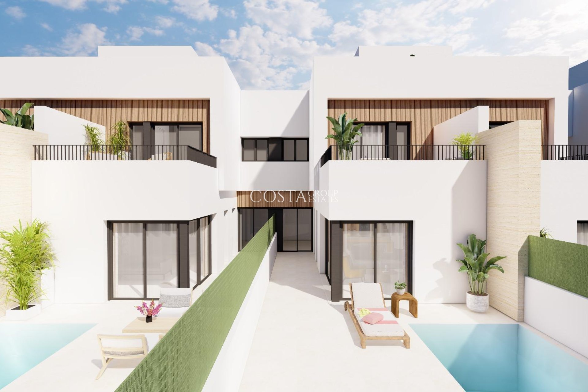 Nieuwbouw Woningen - Semidetached -
Santiago de la Ribera - San Blas