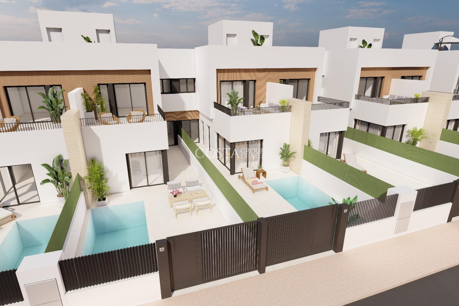 Nieuwbouw Woningen - Semidetached -
Santiago de la Ribera - San Blas