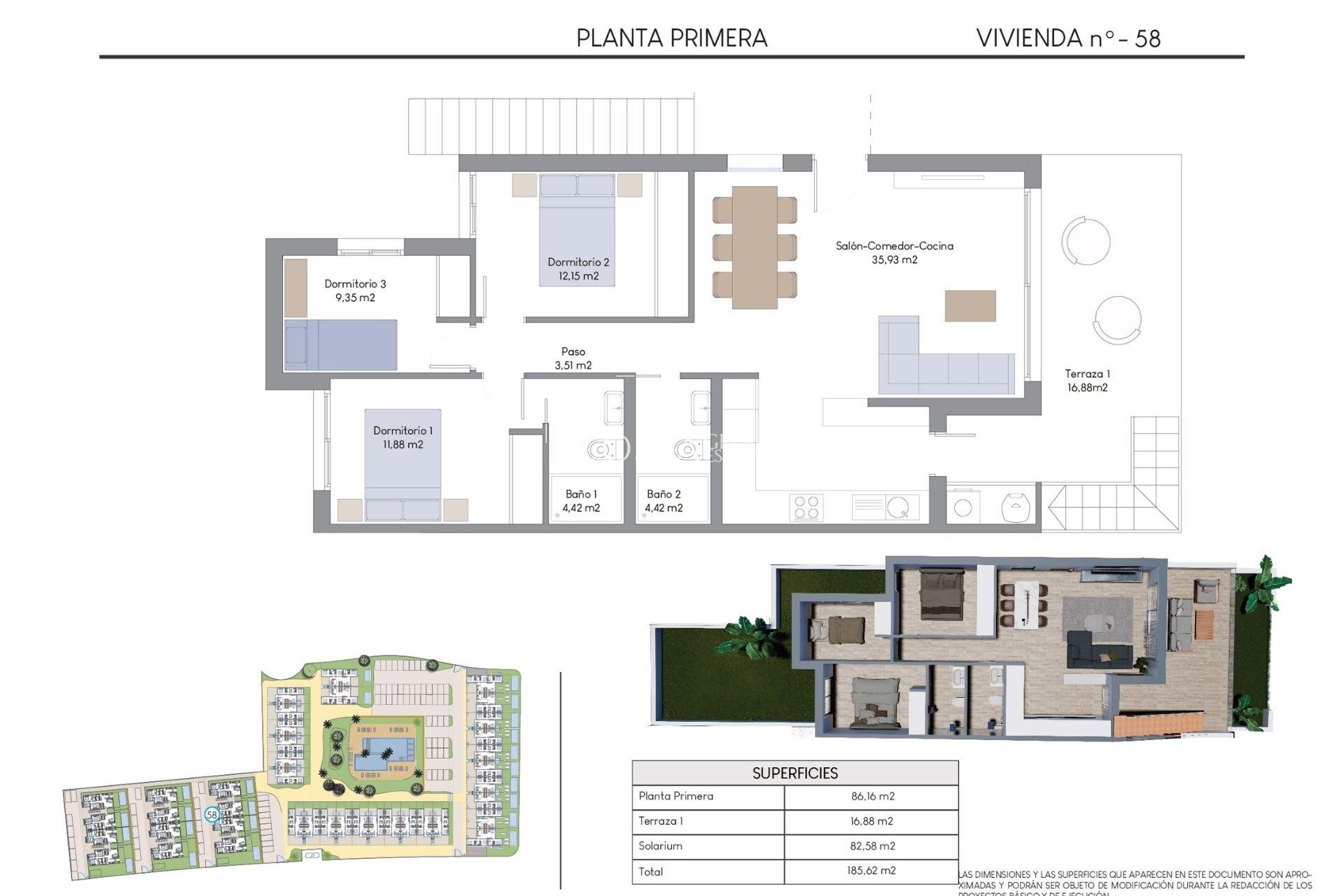 Nieuwbouw Woningen - Top Floor Bungalow -
Finestrat - Finestrat Hills
