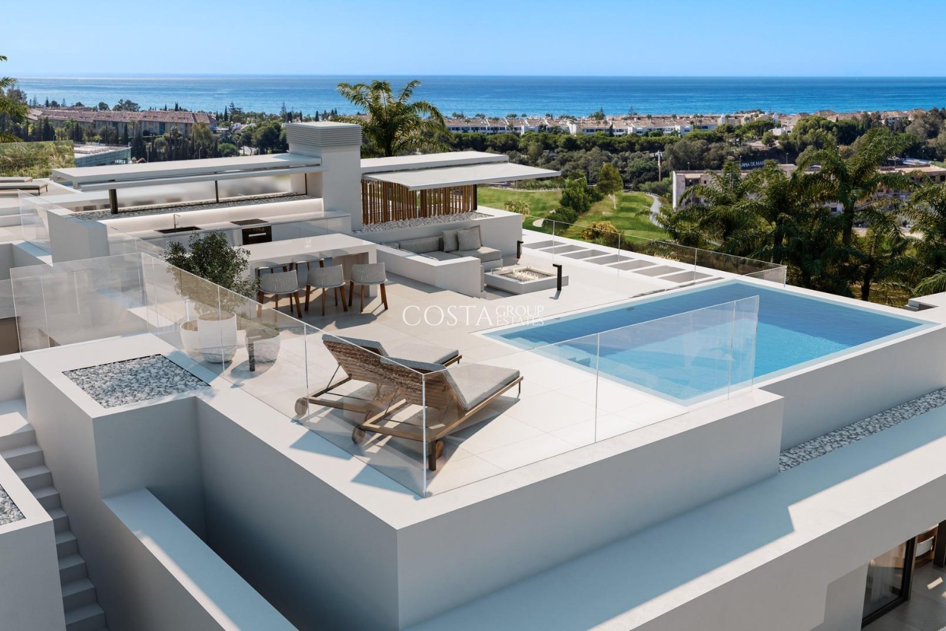 Nieuwbouw Woningen - Top Floor Bungalow -
Marbella - Santa Clara Golf