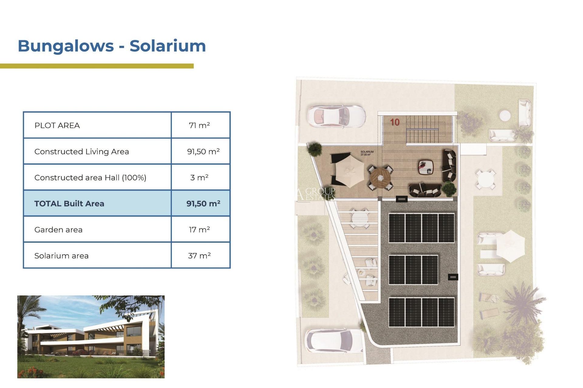 Nieuwbouw Woningen - Top Floor Bungalow -
Orihuela Costa - La Ciñuelica