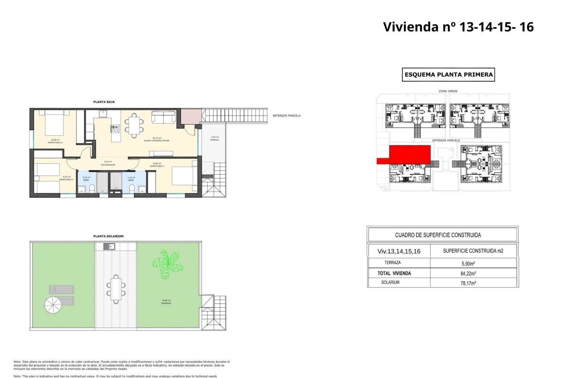 Nieuwbouw Woningen - Top Floor Bungalow -
Pilar de la Horadada - pueblo