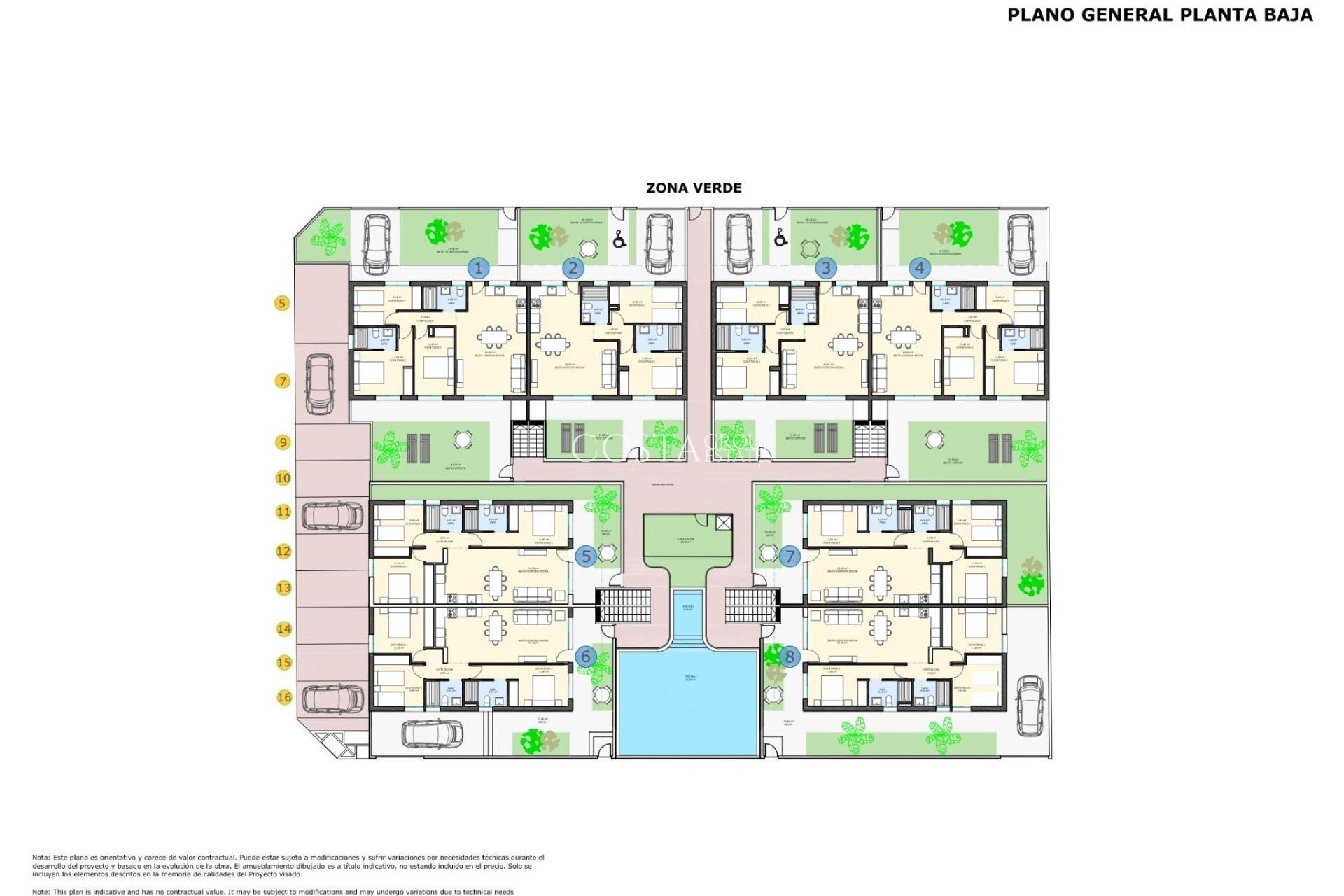Nieuwbouw Woningen - Top Floor Bungalow -
Pilar de la Horadada - pueblo