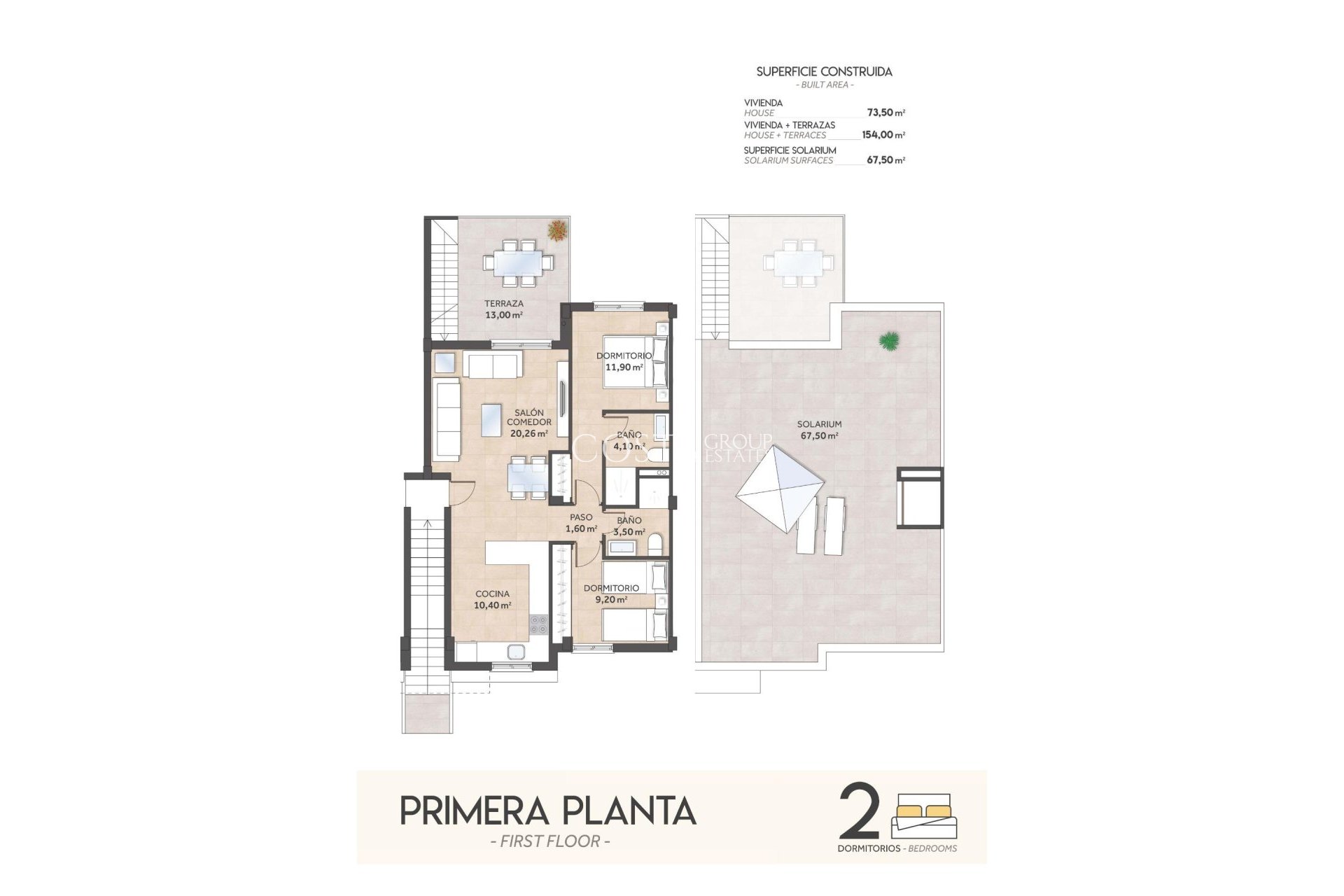 Nieuwbouw Woningen - Top Floor Bungalow -
San Miguel de Salinas - La Cañada