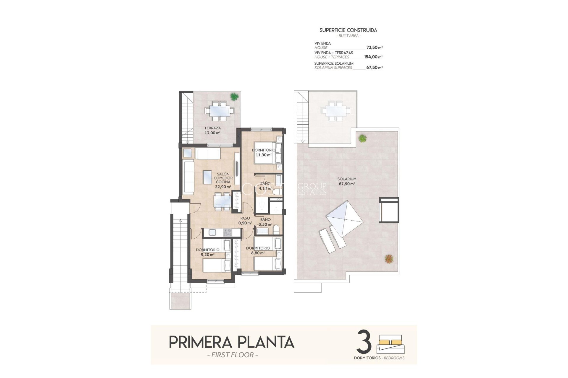 Nieuwbouw Woningen - Top Floor Bungalow -
San Miguel de Salinas - La Cañada