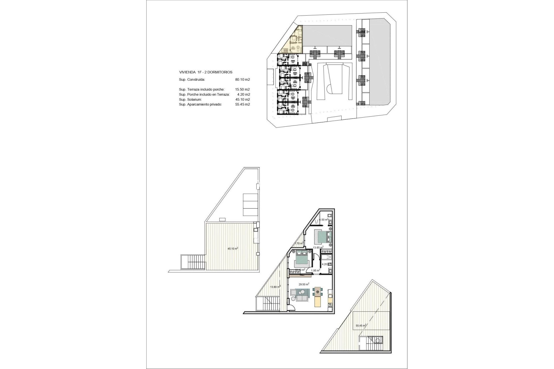 Nieuwbouw Woningen - Top Floor Bungalow -
Torre Pacheco - Roldán