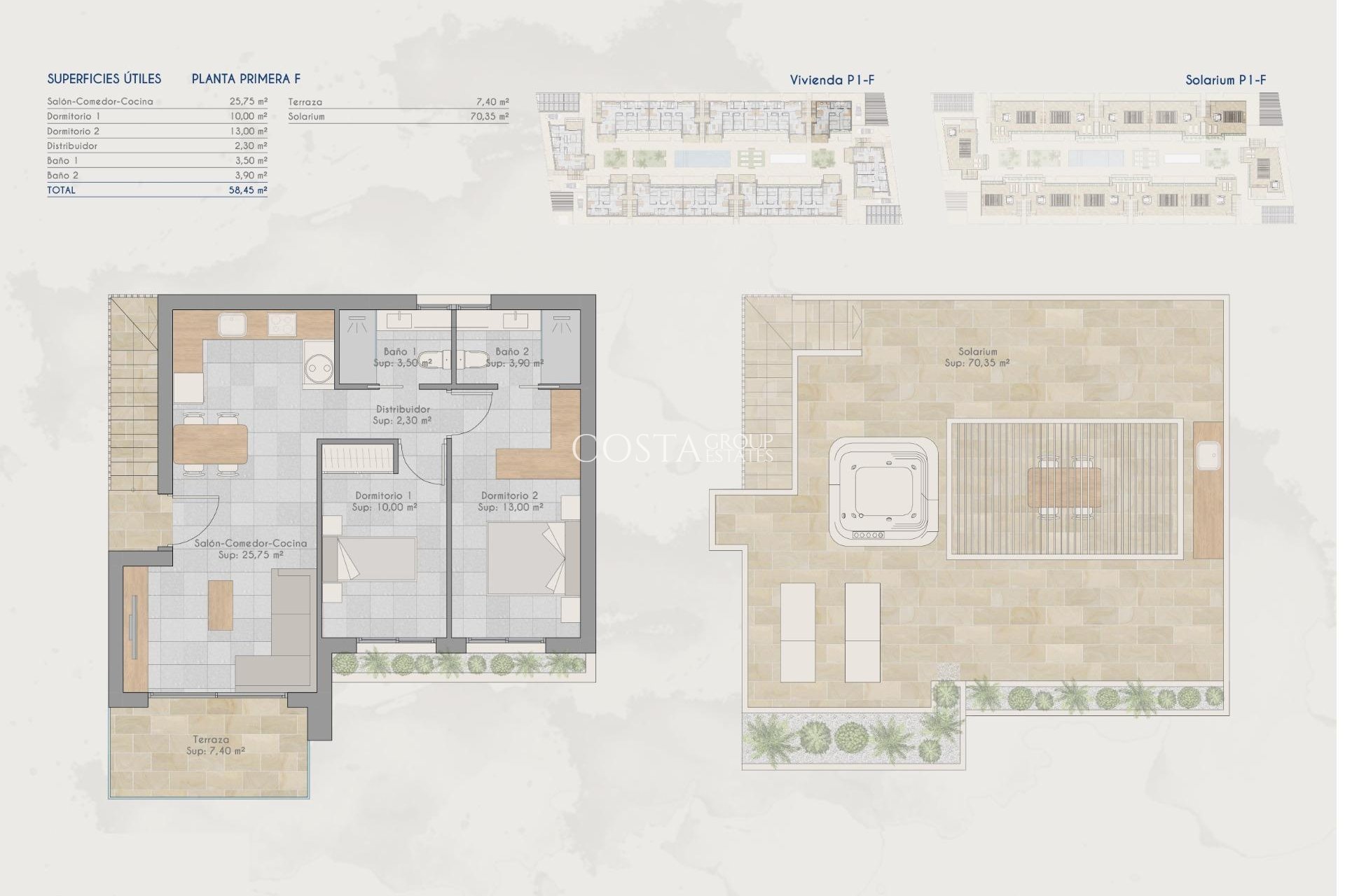 Nieuwbouw Woningen - Top Floor Bungalow -
Torre Pacheco - Torrepacheco