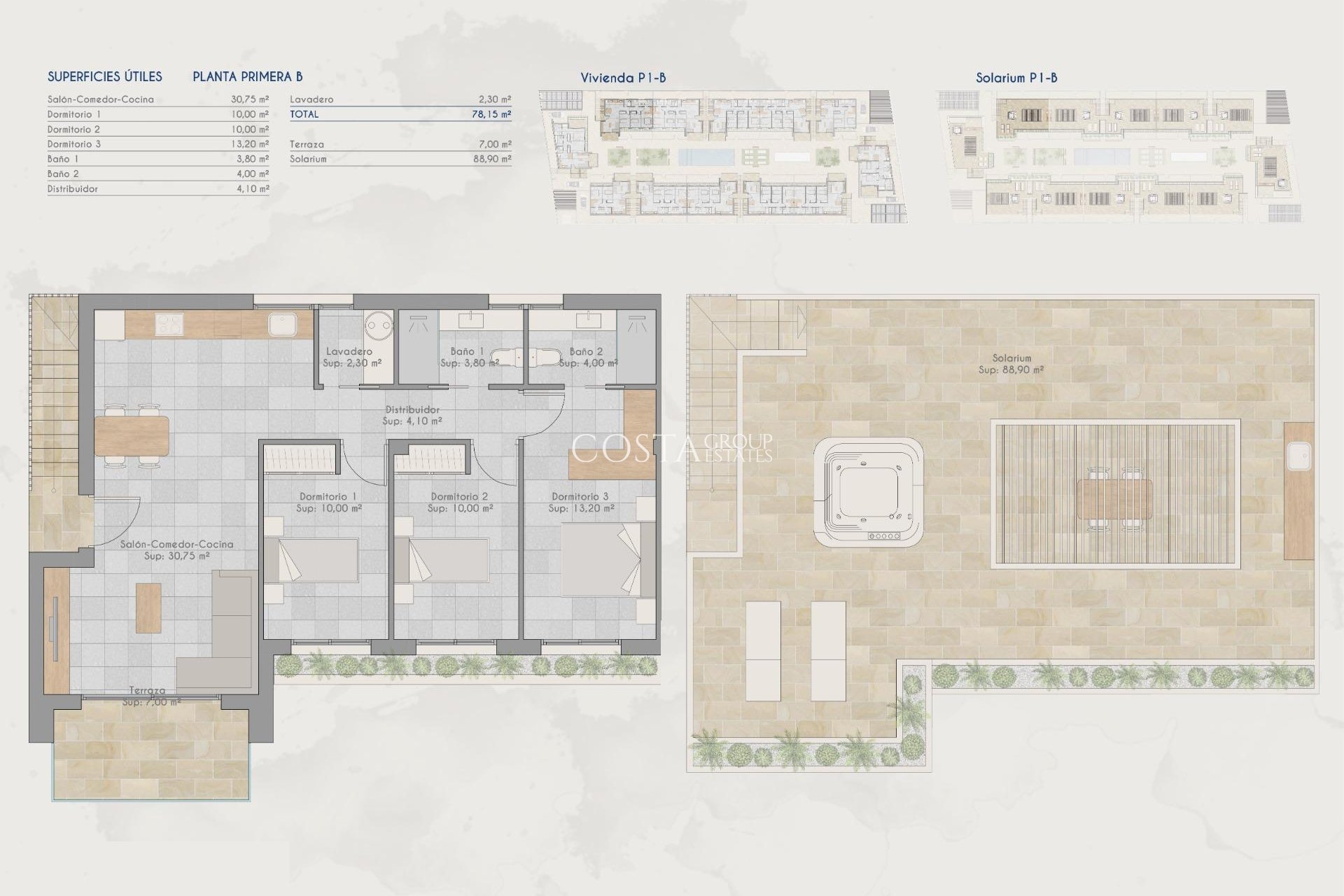 Nieuwbouw Woningen - Top Floor Bungalow -
Torre Pacheco - Torrepacheco