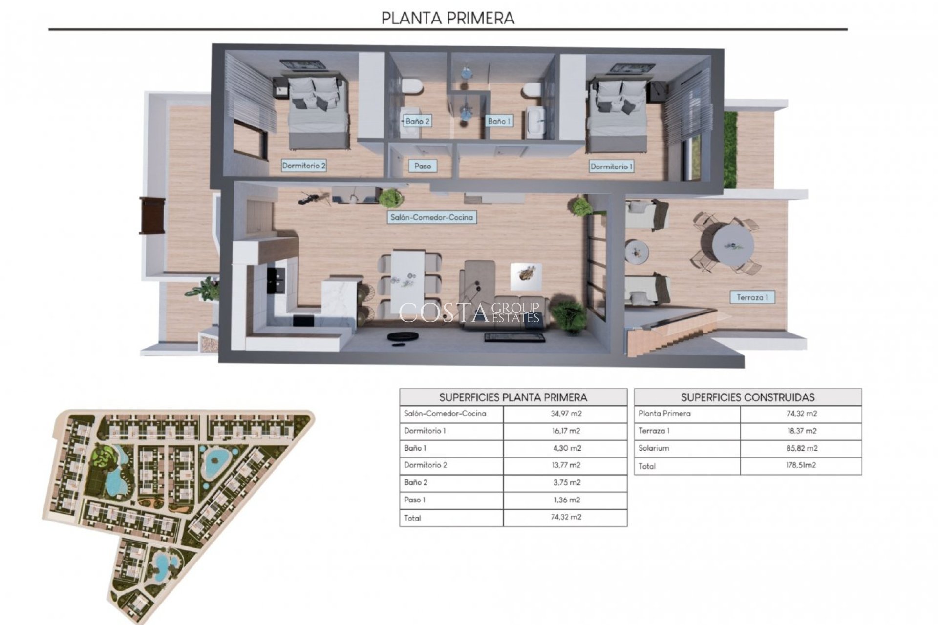 Nieuwbouw Woningen - Top Floor Bungalow -
Torrevieja - Los Balcones