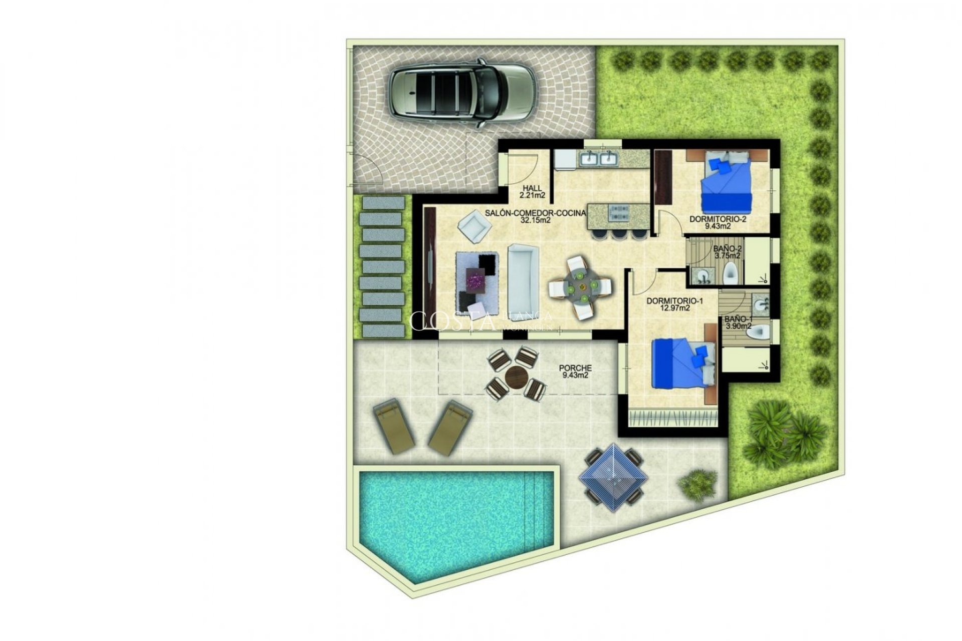 Nieuwbouw Woningen - Villa -
Benijofar