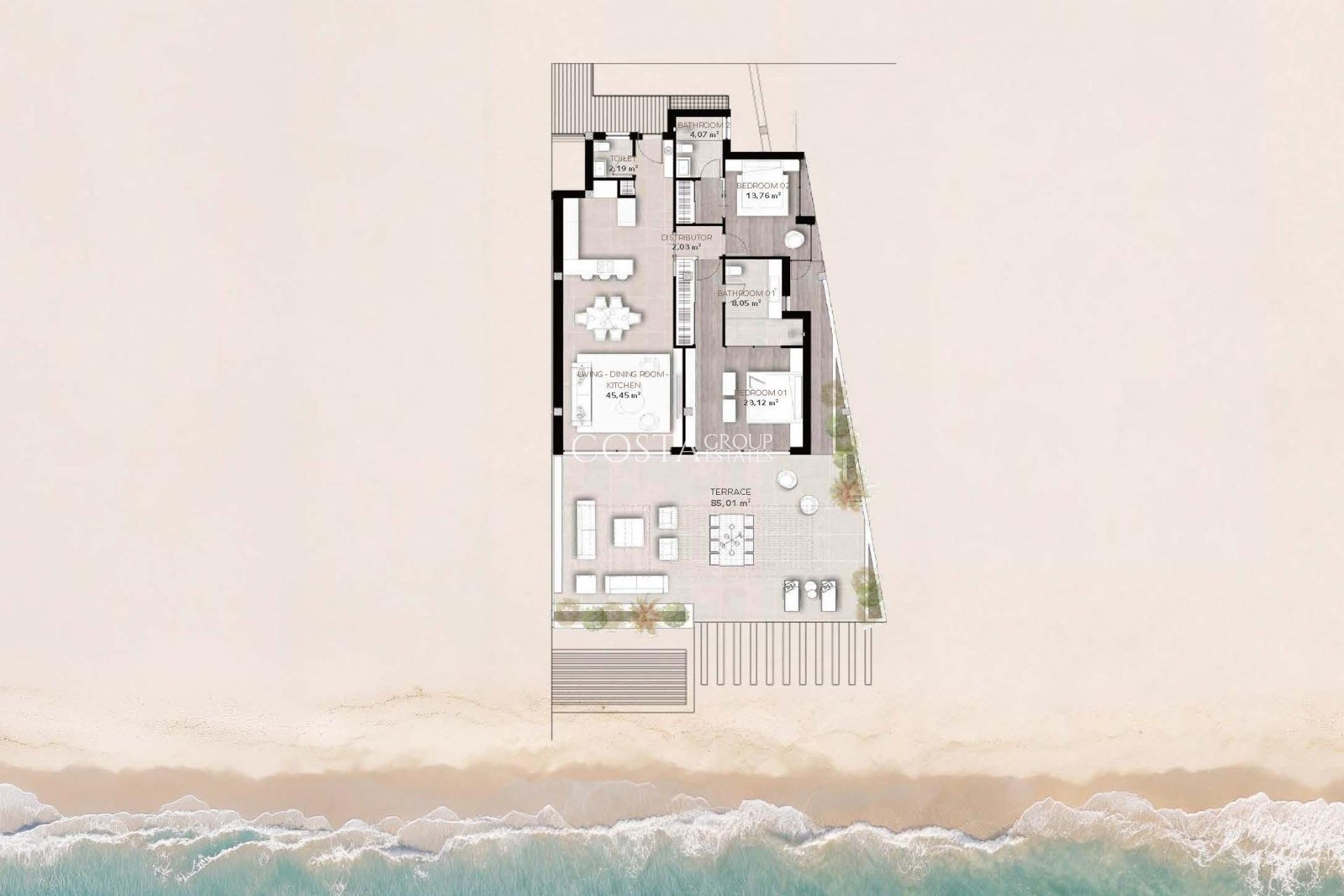 Nouvelle construction - Apartments -
Estepona - Playa del Cristo