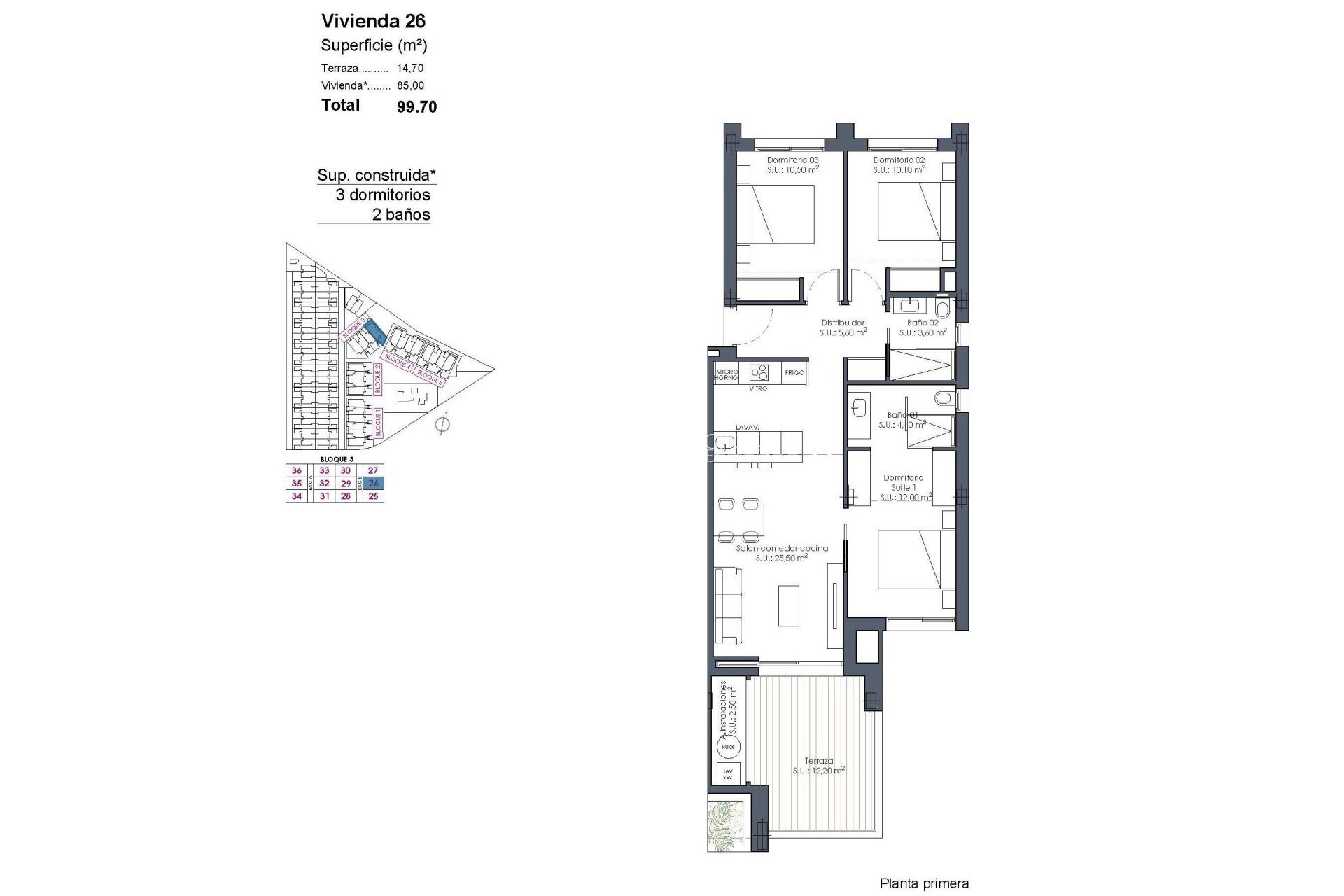 Nouvelle construction - Apartments -
Los Alcazares - Serena Golf