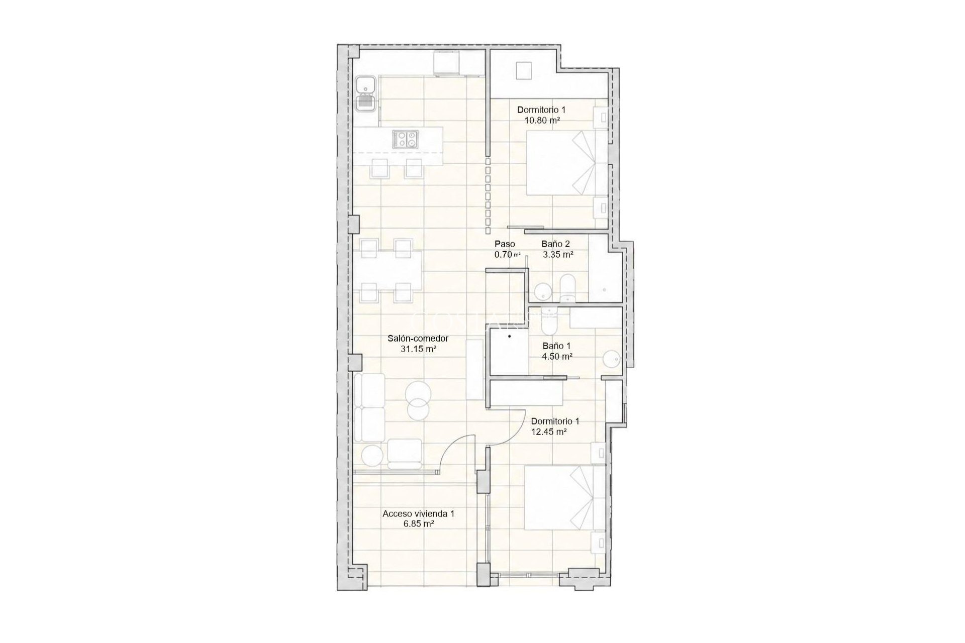 Nouvelle construction - Apartments -
San Javier - pueblo