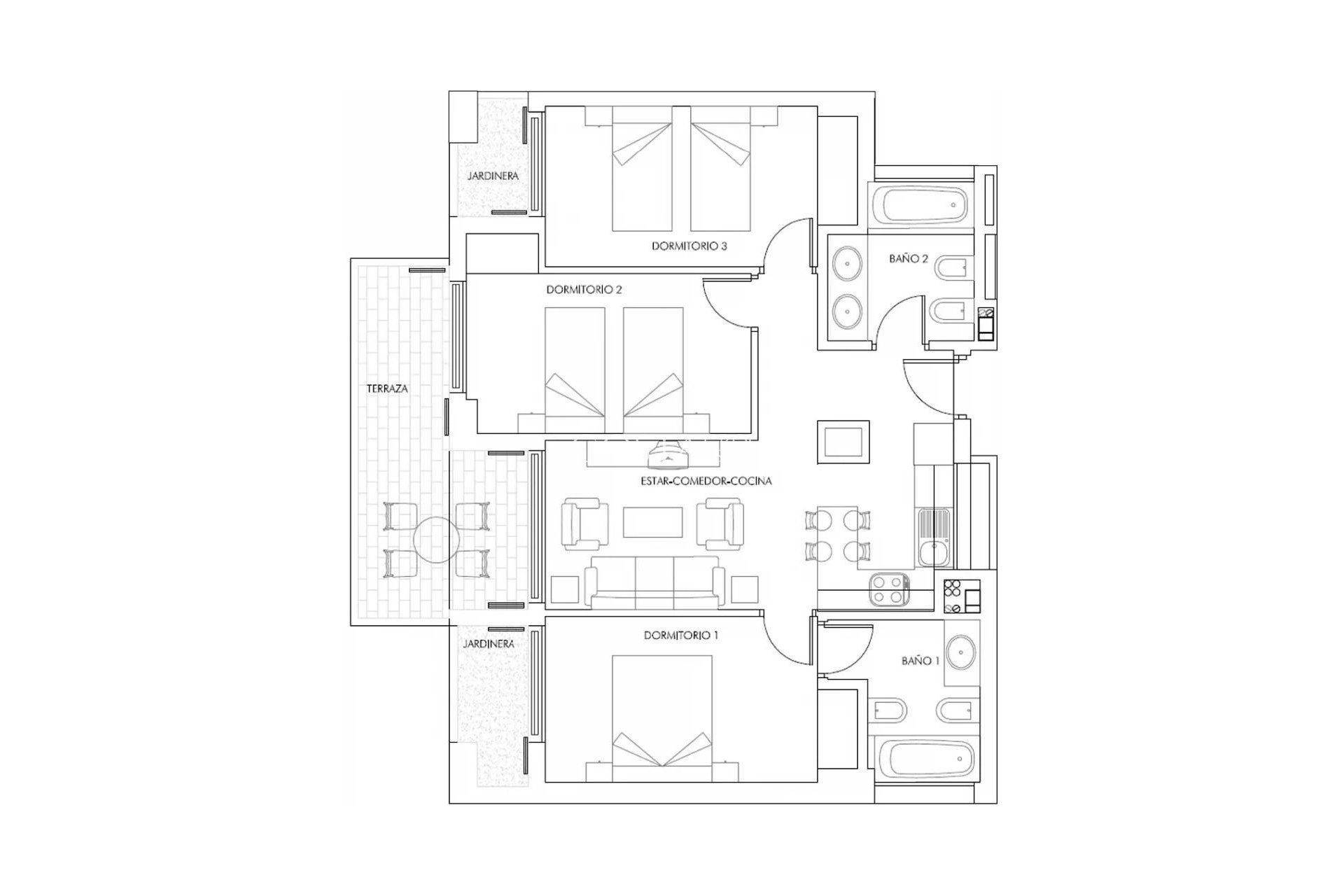 Nouvelle construction - Apartments -
Vera - Puerto del Rey