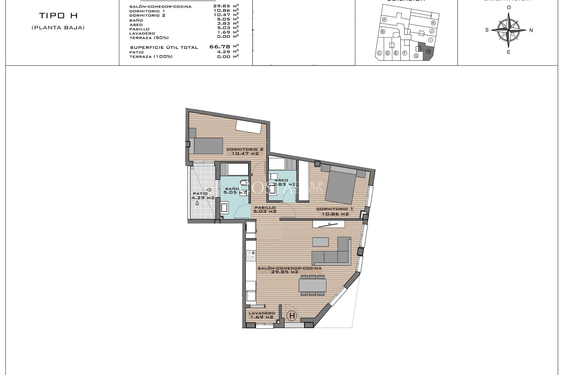 Nouvelle construction - Ground floor apartment -
Algorfa - Pueblo