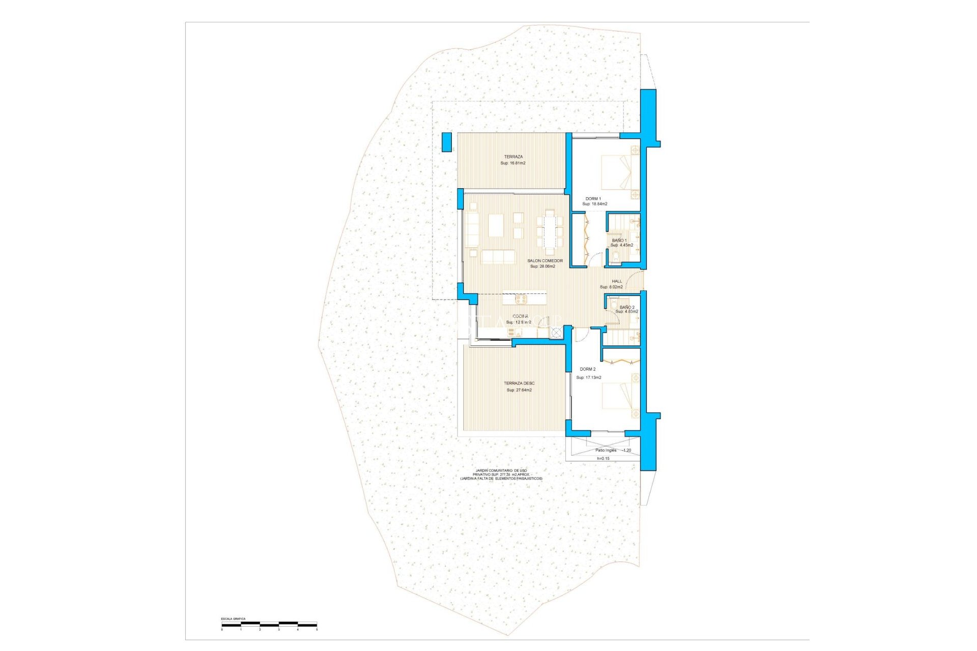 Nouvelle construction - Ground floor apartment -
Casares - Camarate