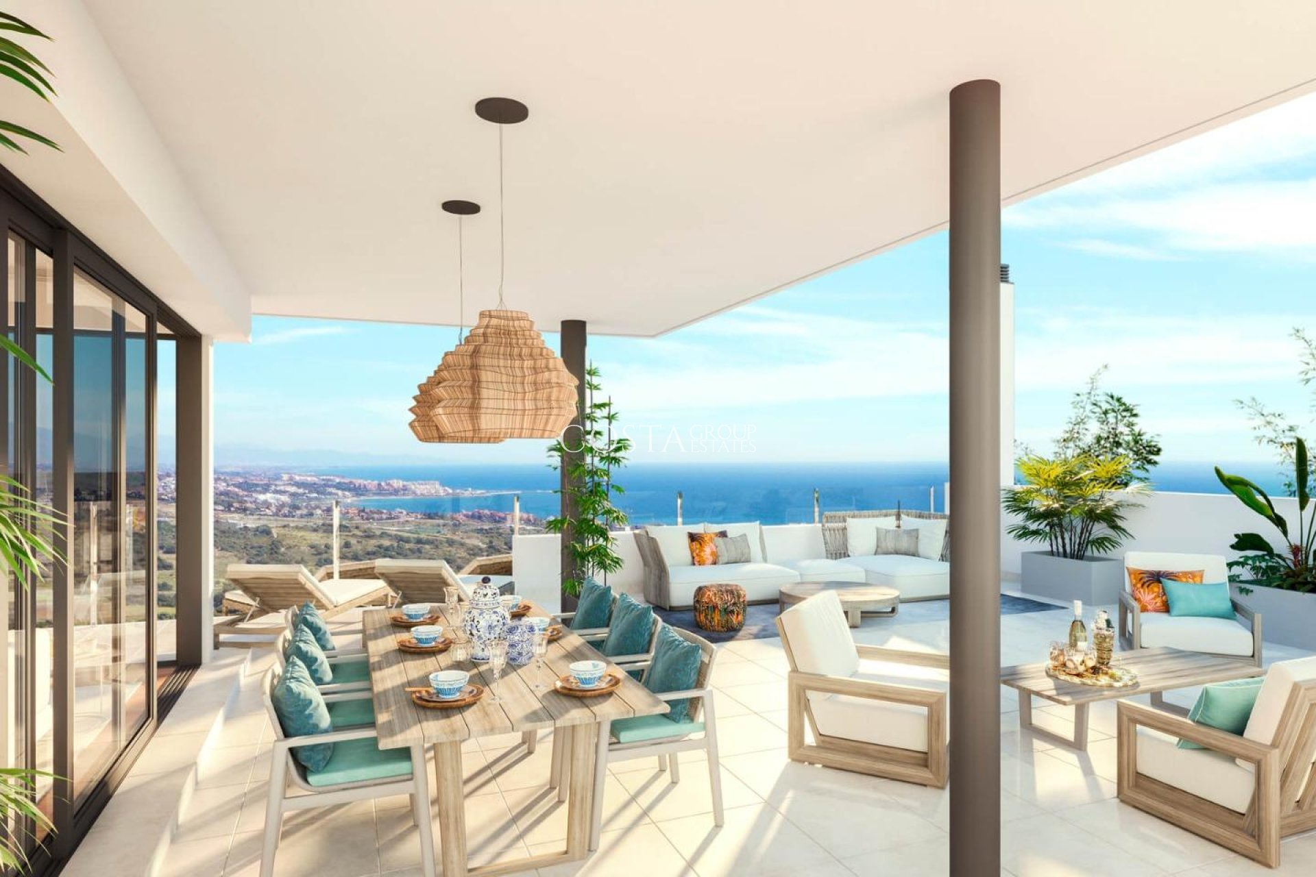 Nouvelle construction - Ground floor apartment -
Casares - Finca Cortesín