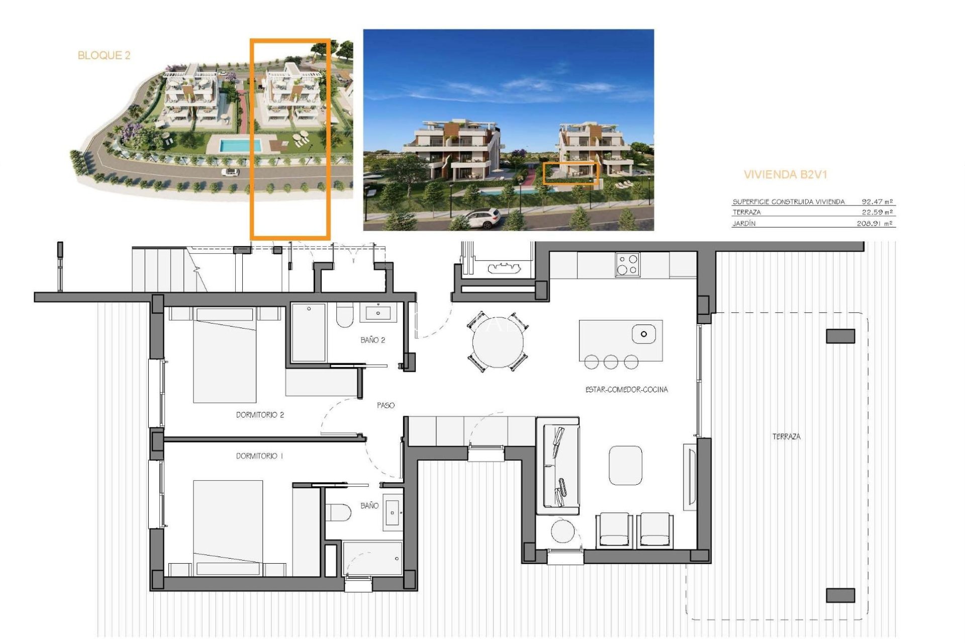 Nouvelle construction - Ground floor apartment -
Fuente Álamo - Hacienda del Alamo