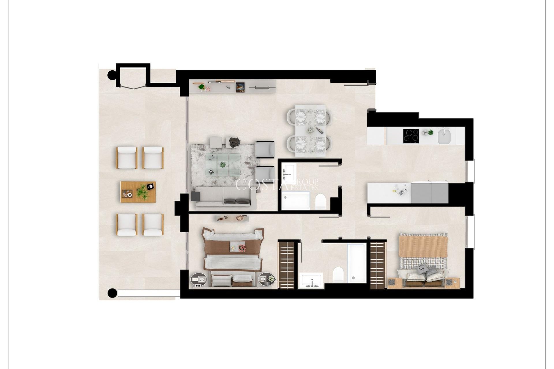 Nouvelle construction - Ground floor apartment -
Mijas - Calanova