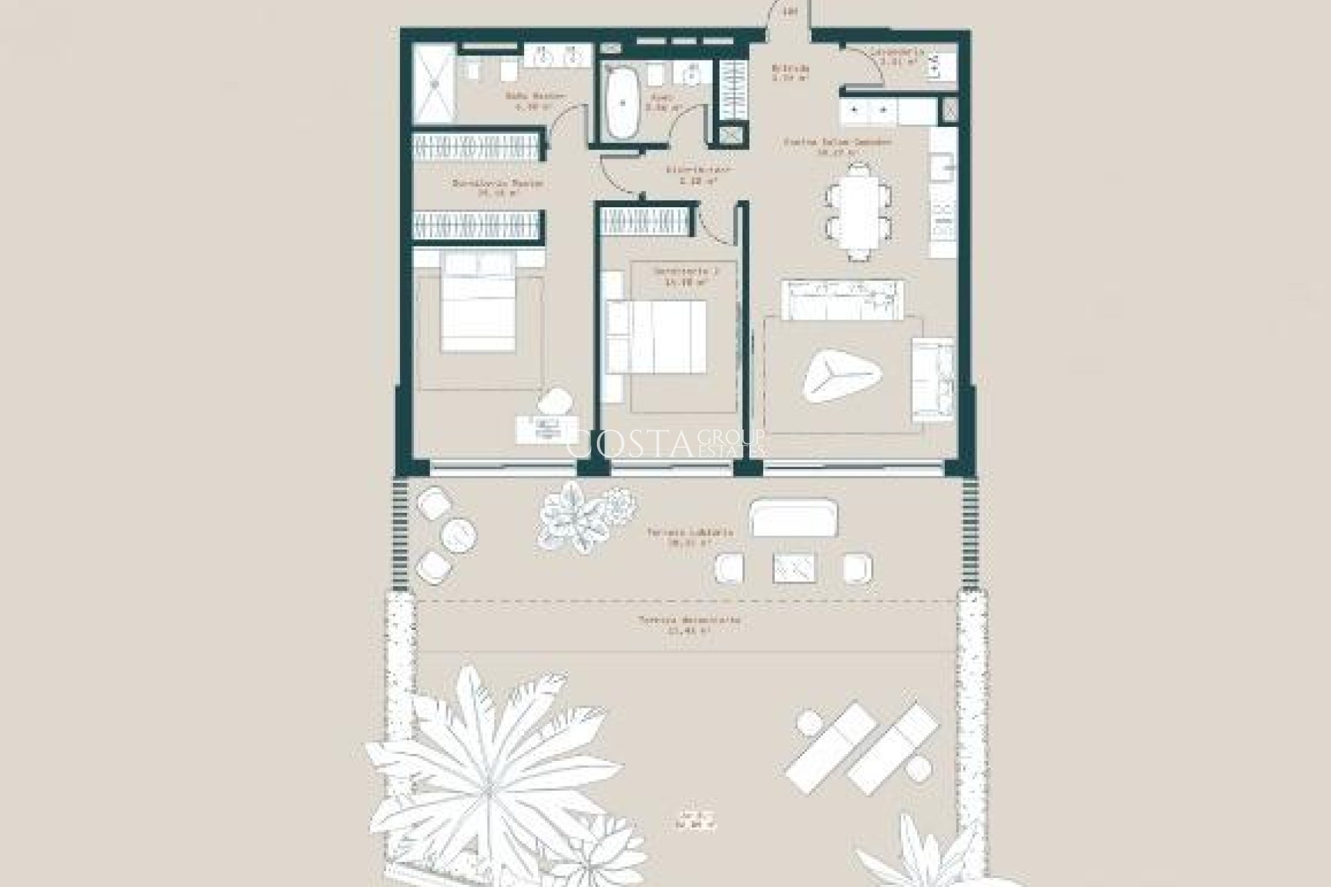 Nouvelle construction - Ground floor apartment -
Mijas - La Capellania
