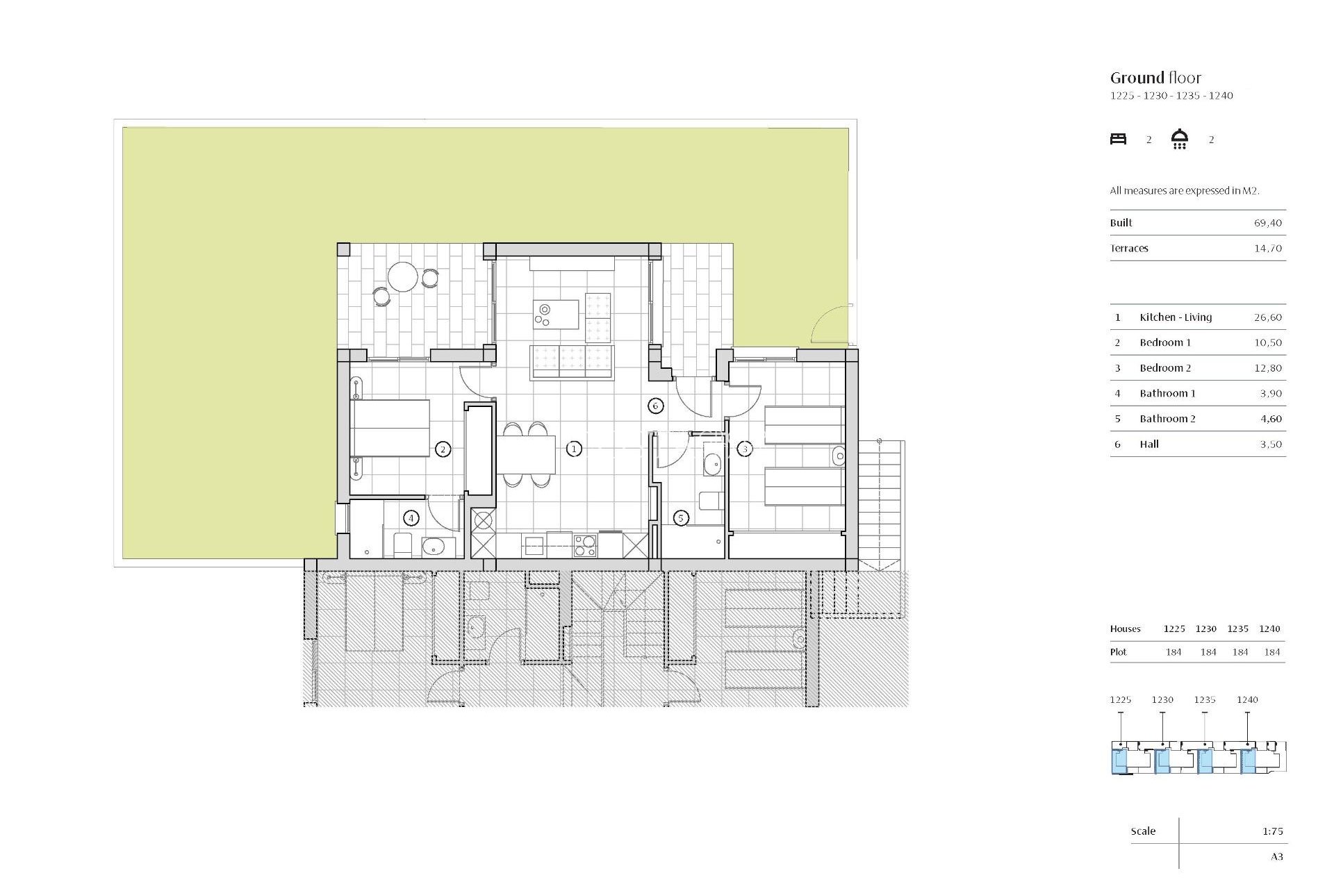 Nouvelle construction - Ground Floor Bungalow -
Algorfa - La Finca Golf