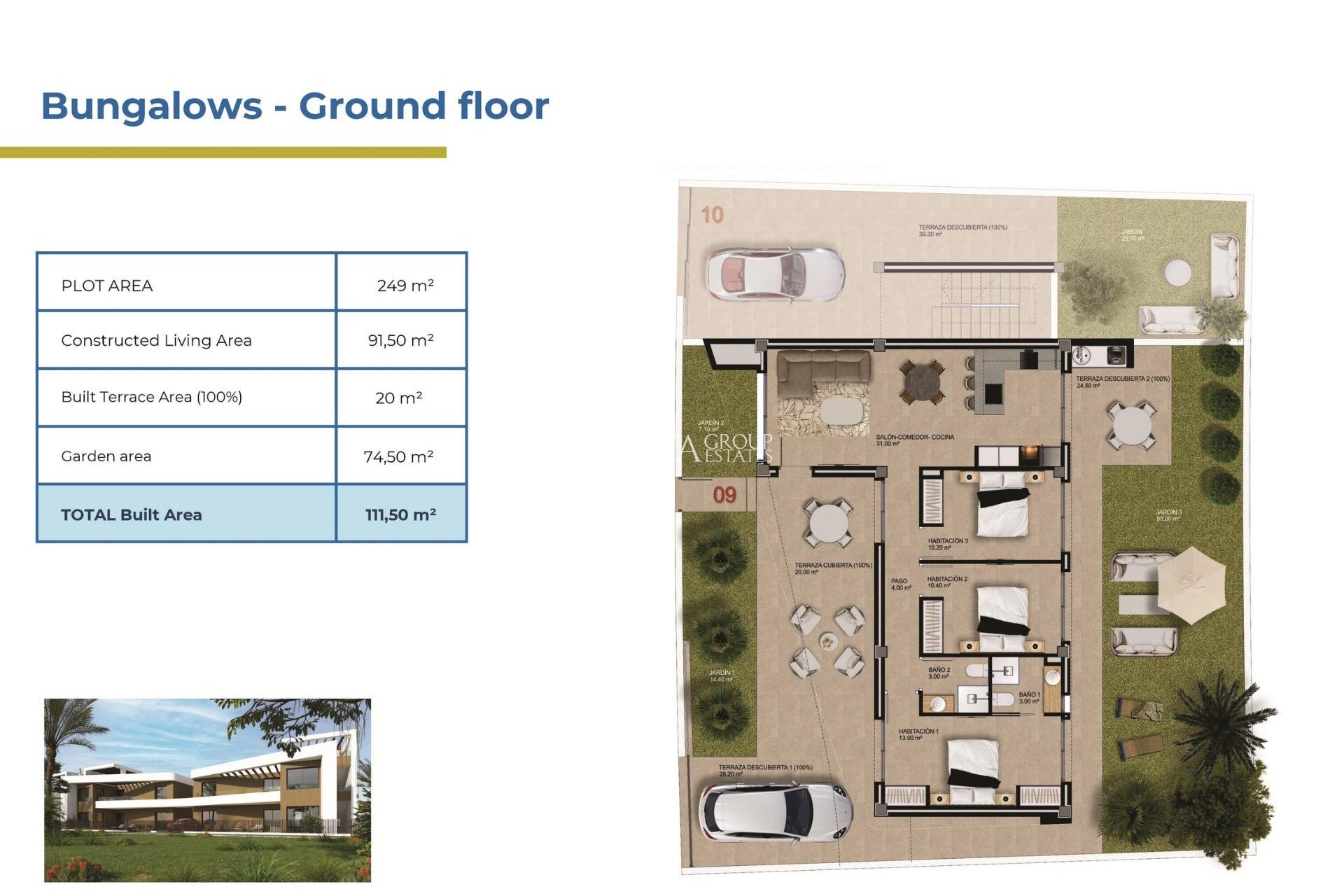 Nouvelle construction - Ground Floor Bungalow -
Orihuela Costa - La Ciñuelica