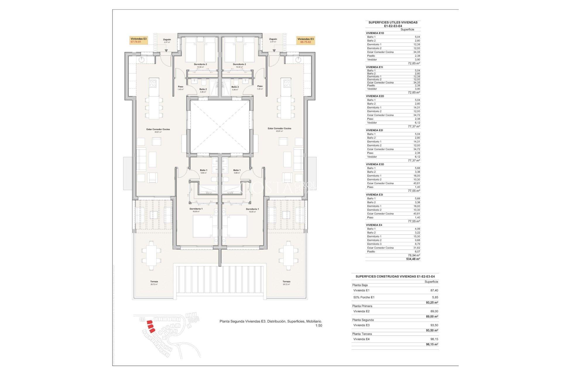 Nouvelle construction - Semi penthouse -
Mojacar - Playa De Macenas