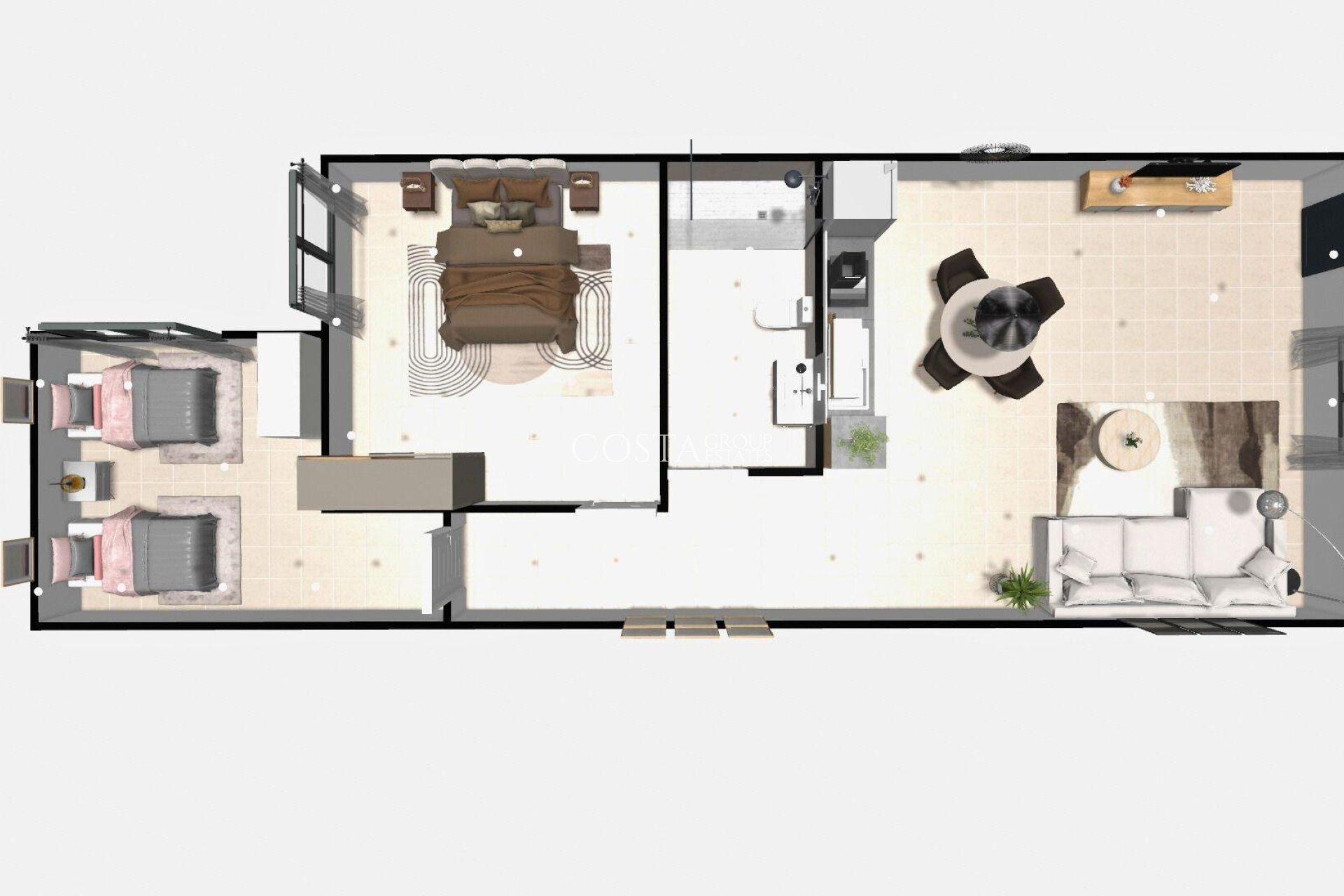 Nouvelle construction - Top Floor Bungalow -
Hondón de las Nieves - La Canalosa