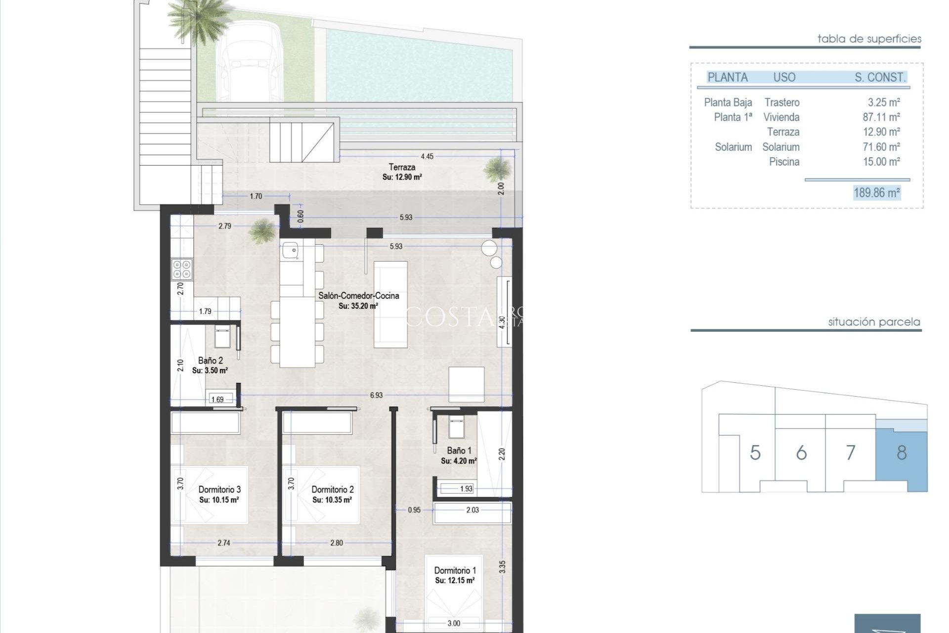Nouvelle construction - Top Floor Bungalow -
San Pedro del Pinatar - Las Esperanzas