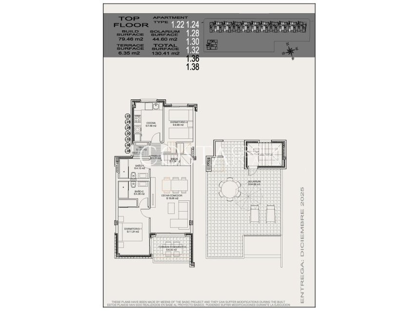 Nouvelle construction - Top Floor Bungalow -
Torrevieja - Altos del Sol