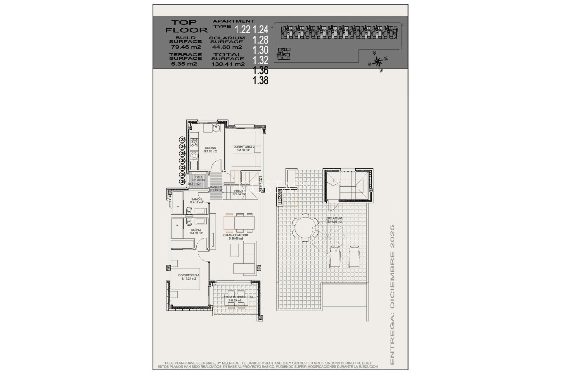 Nouvelle construction - Top Floor Bungalow -
Torrevieja - Altos del Sol