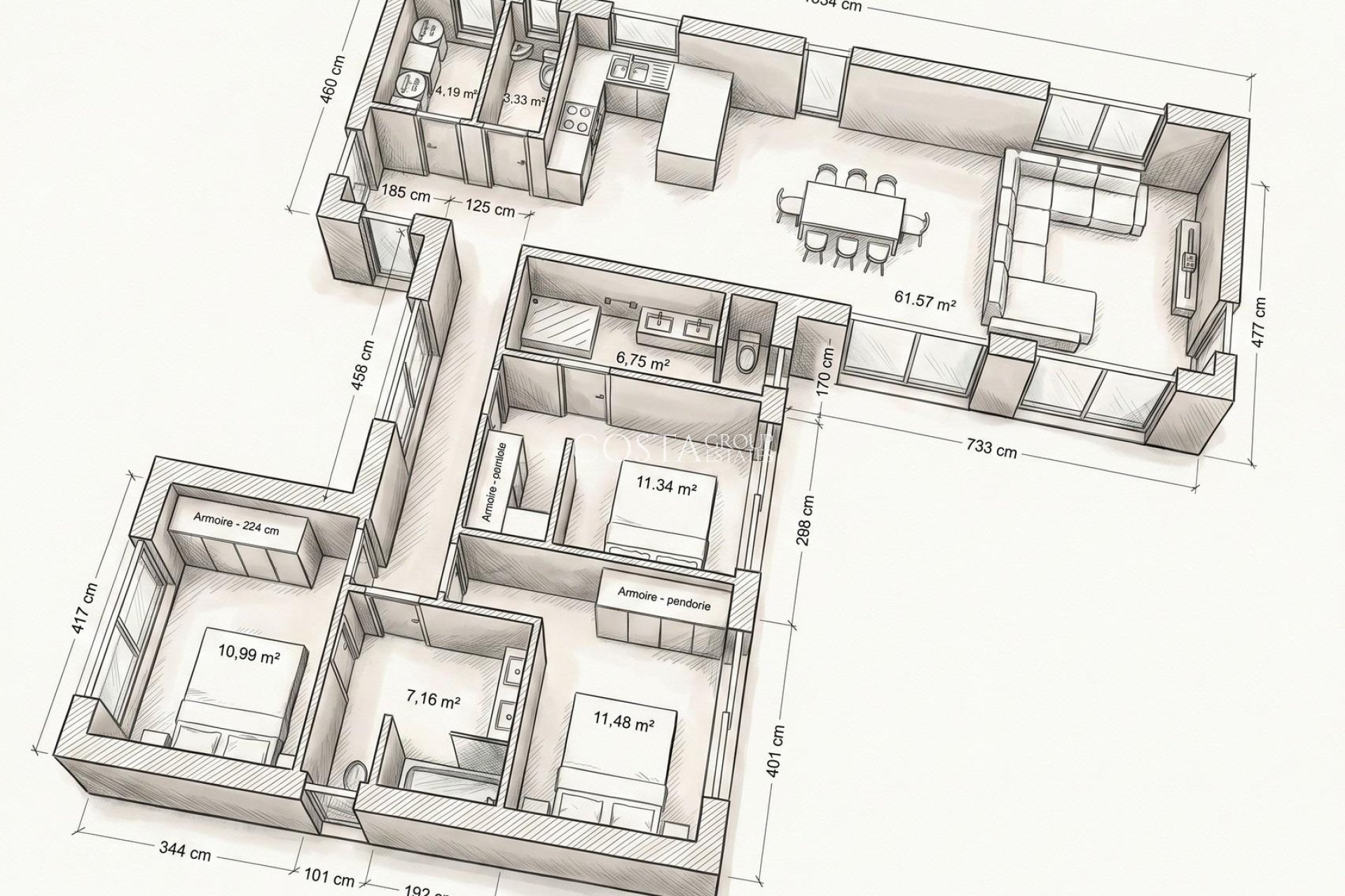 Nouvelle construction - Villa -
Aspe - urbanizaciones