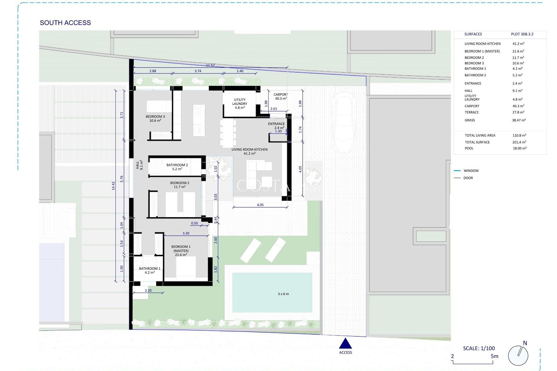 Nouvelle construction - Villa -
Banos y Mendigo - Altaona Golf