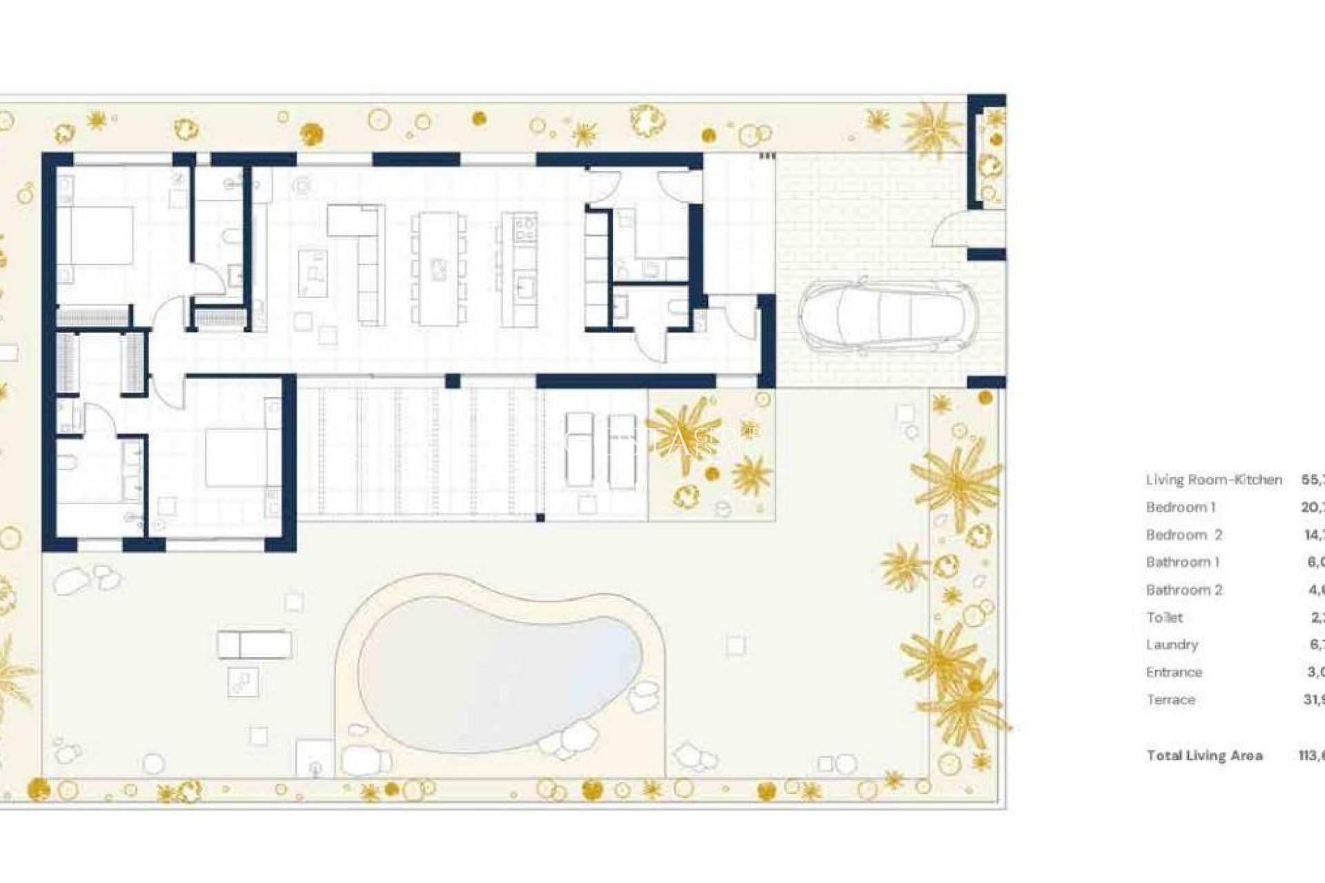 Nouvelle construction - Villa -
Banos y Mendigo - Altaona Golf