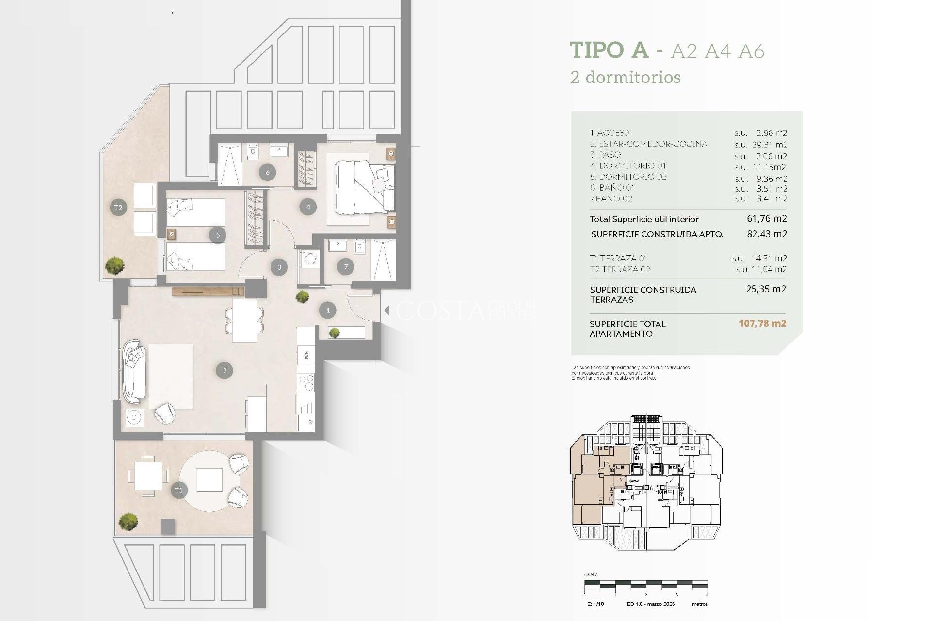 Nowy budynek - Apartament -
Calpe - Playa Arenal