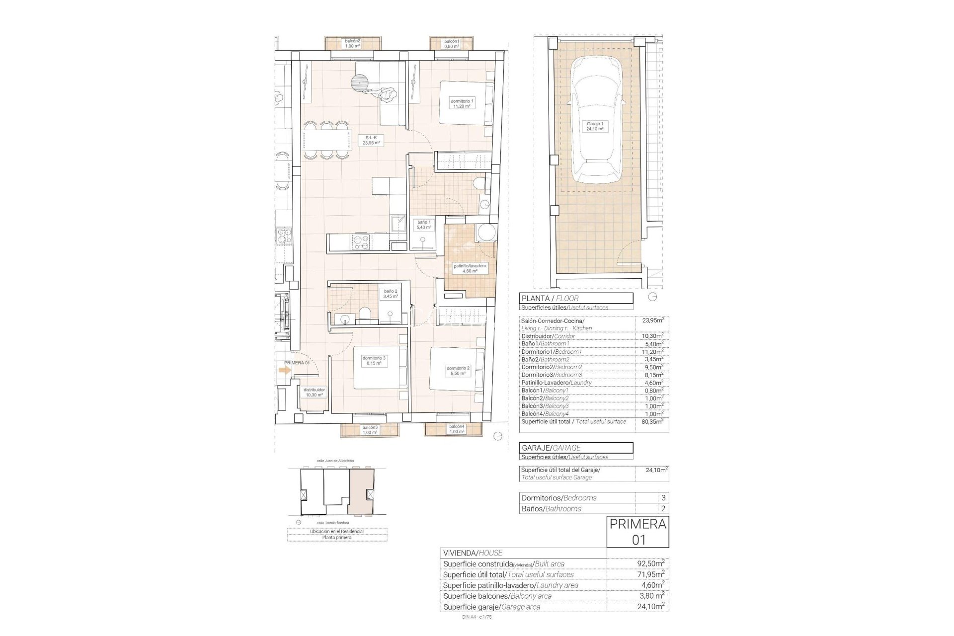 Nowy budynek - Apartament -
Hondón de las Nieves - Pueblo