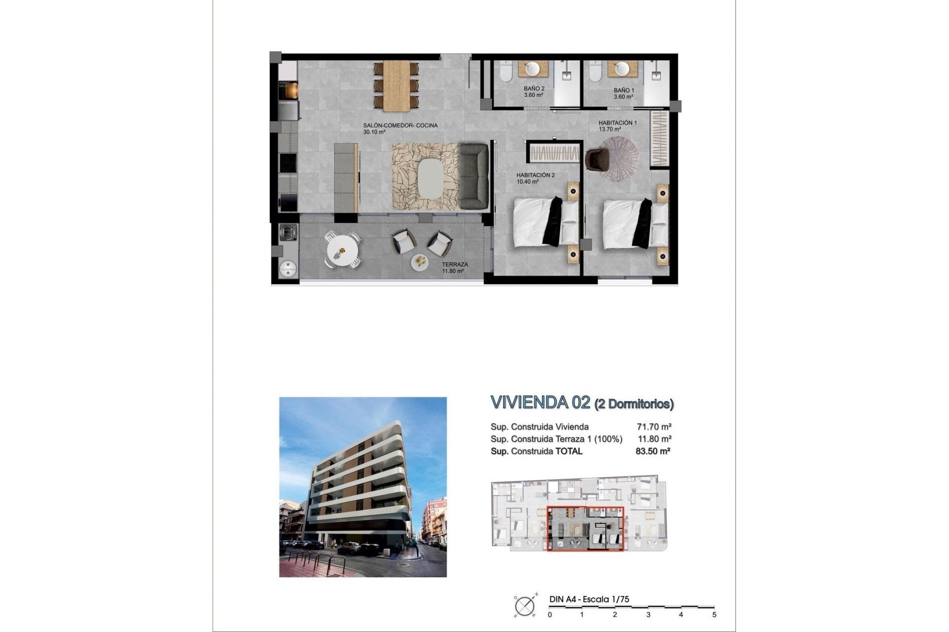 Nowy budynek - Apartament -
Santa Pola - pueblo