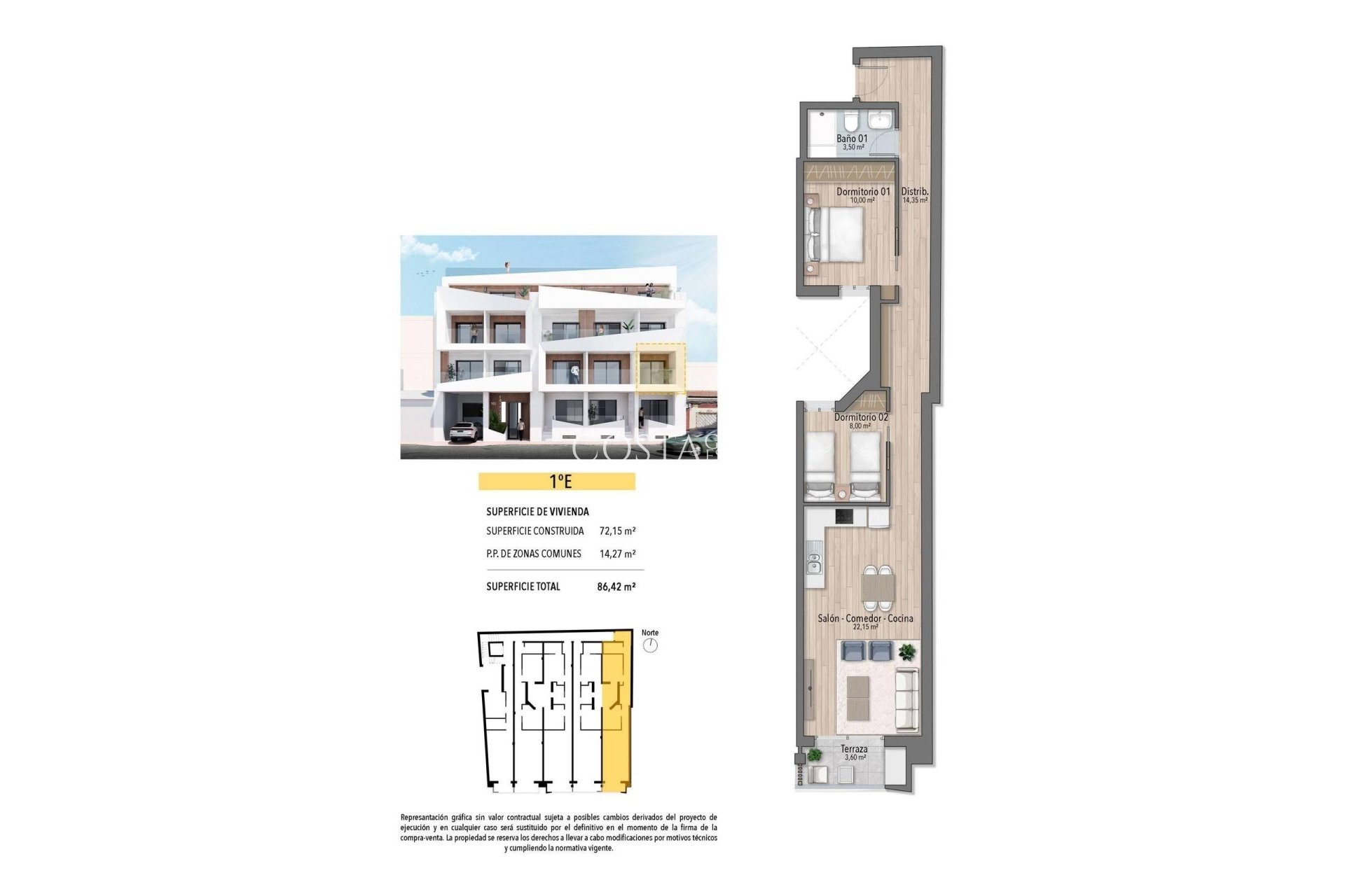 Nowy budynek - Apartament -
Torrevieja - Playa de El Cura
