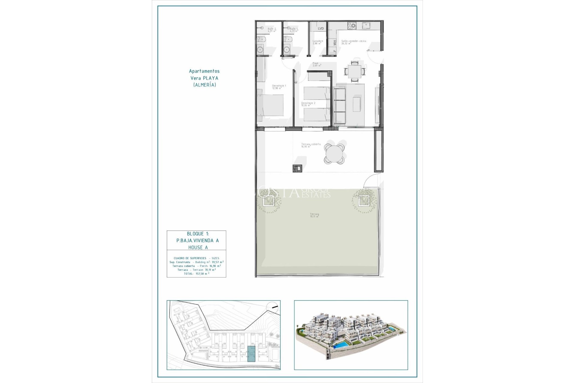 Nowy budynek - Apartament -
Vera - Pueblo Salinas