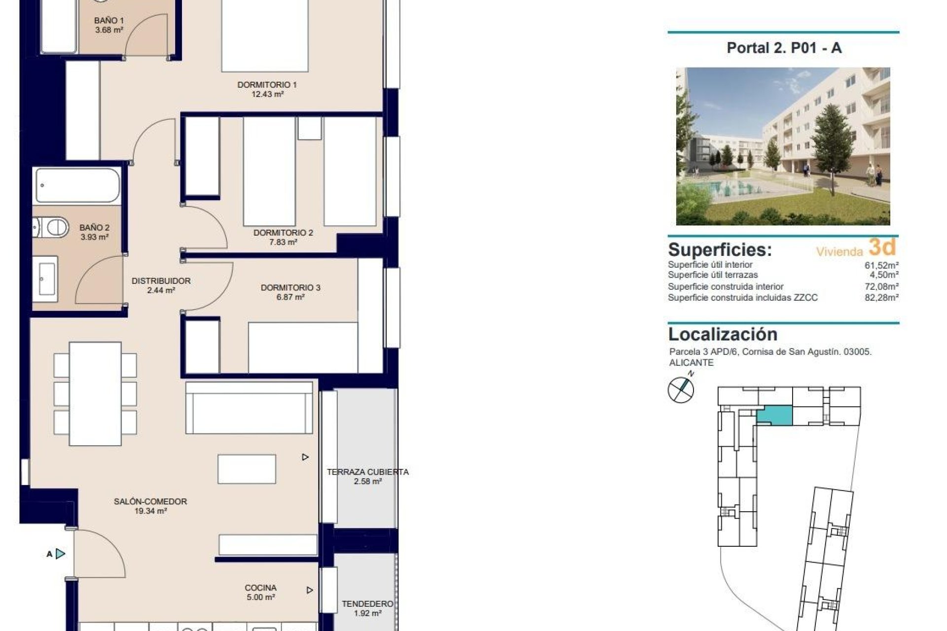 Nowy budynek - Apartments -
Alicante - San Agustín