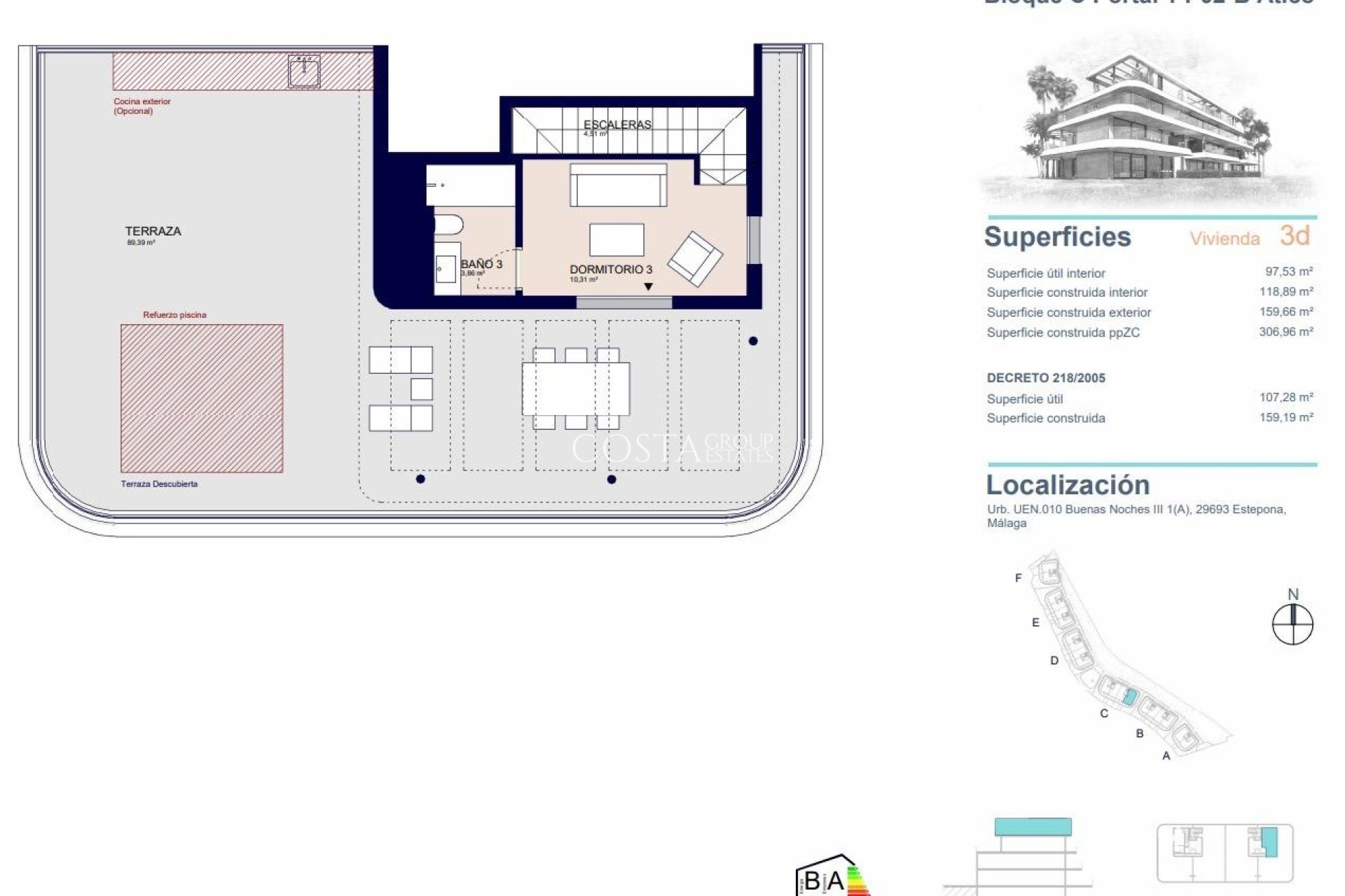 Nowy budynek - Apartments -
Estepona - Buenas Noches