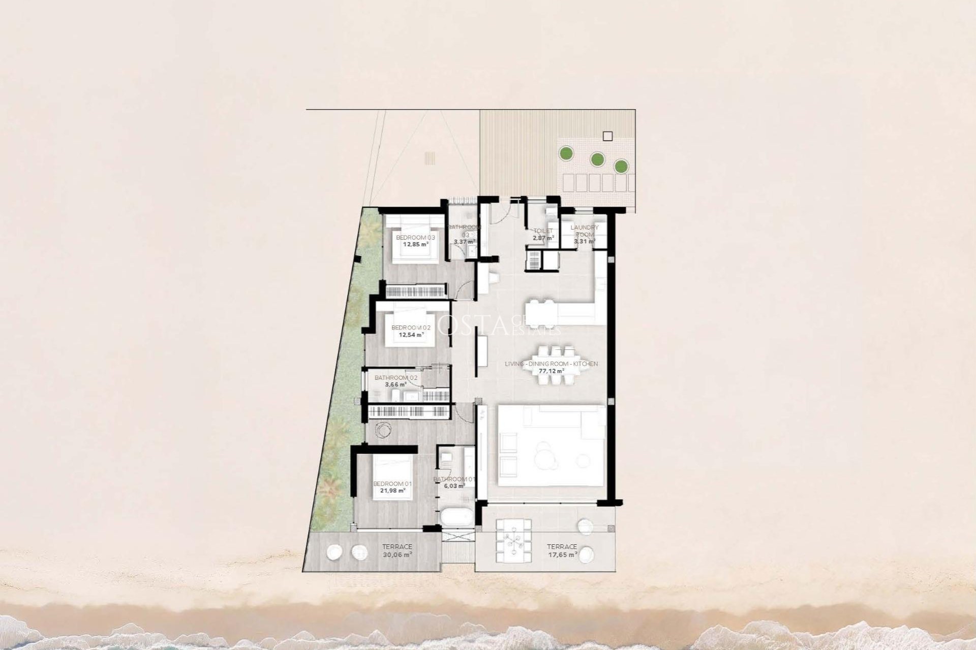 Nowy budynek - Apartments -
Estepona - Playa del Cristo