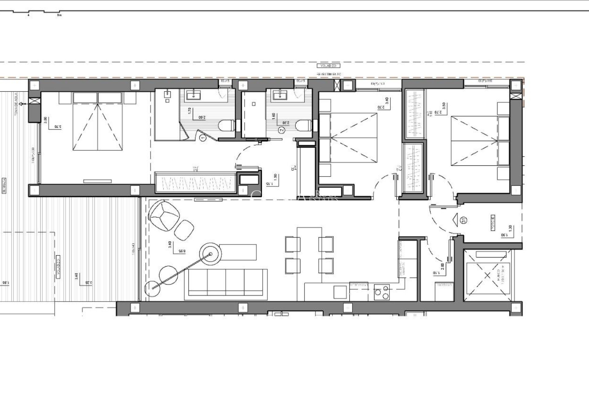 Nowy budynek - Ground floor apartment -
Benitachell - Cumbre Del Sol