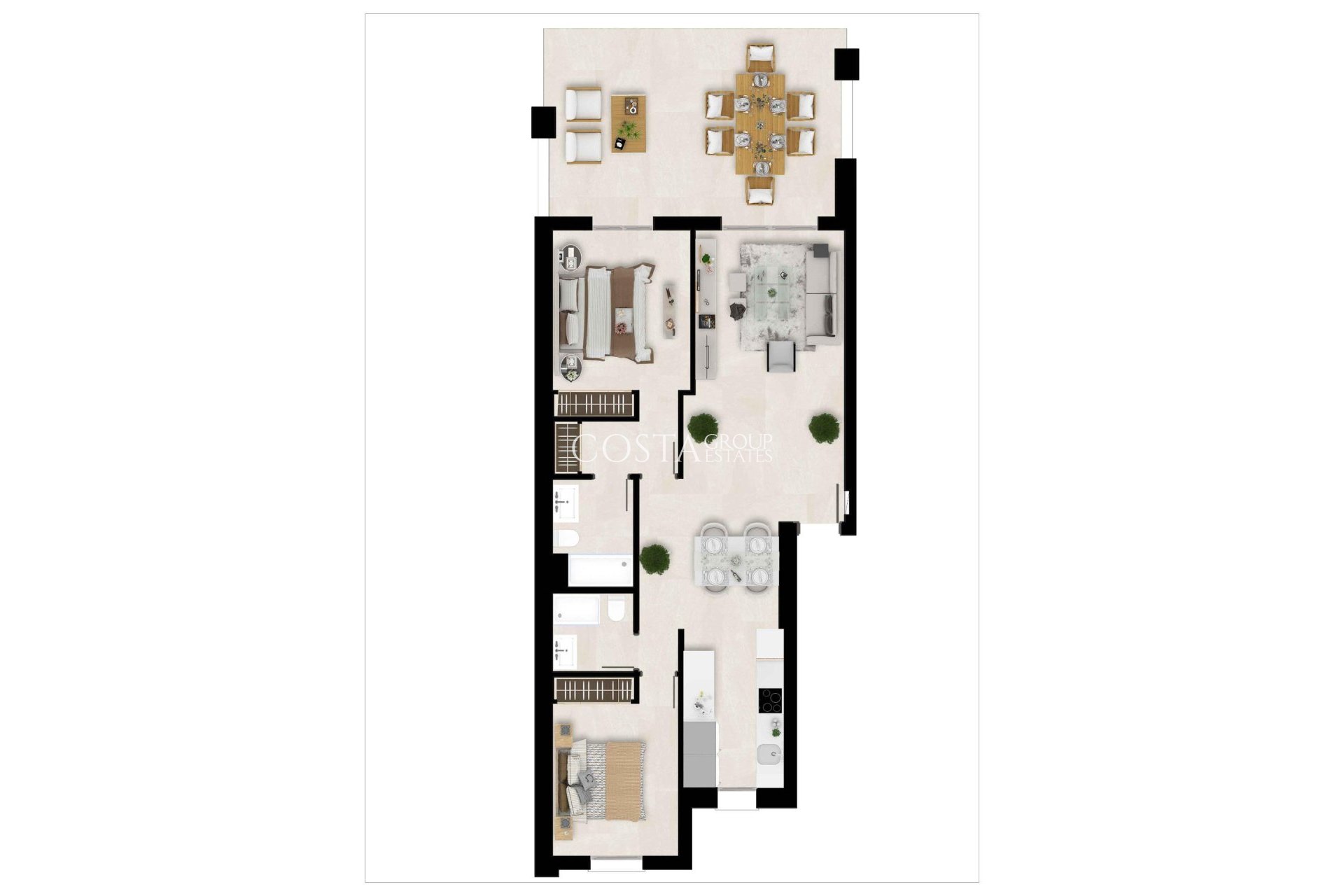 Nowy budynek - Ground floor apartment -
Estepona - Buenas Noches