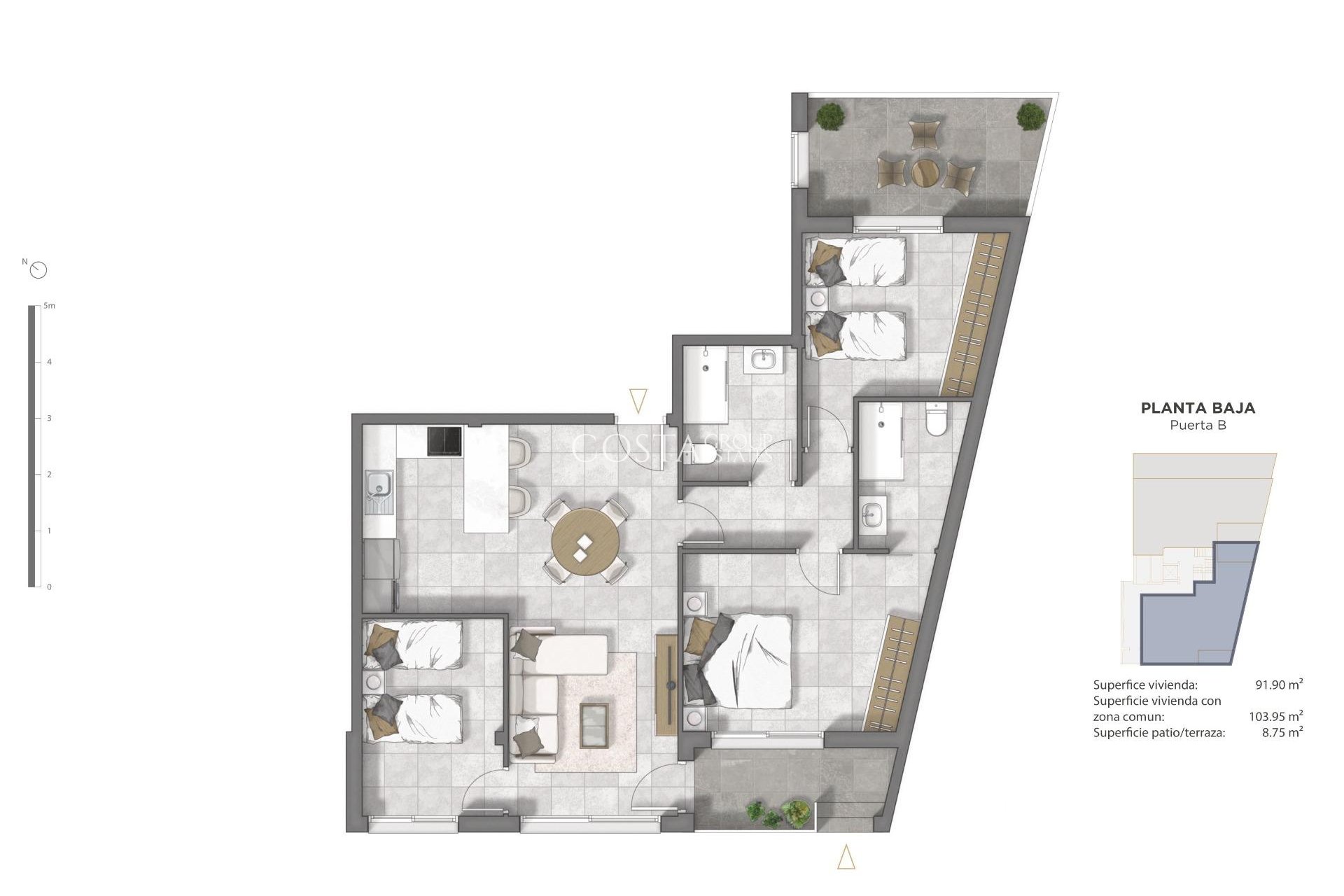 Nowy budynek - Ground floor apartment -
Guardamar del Segura - Guardamar Del Segura