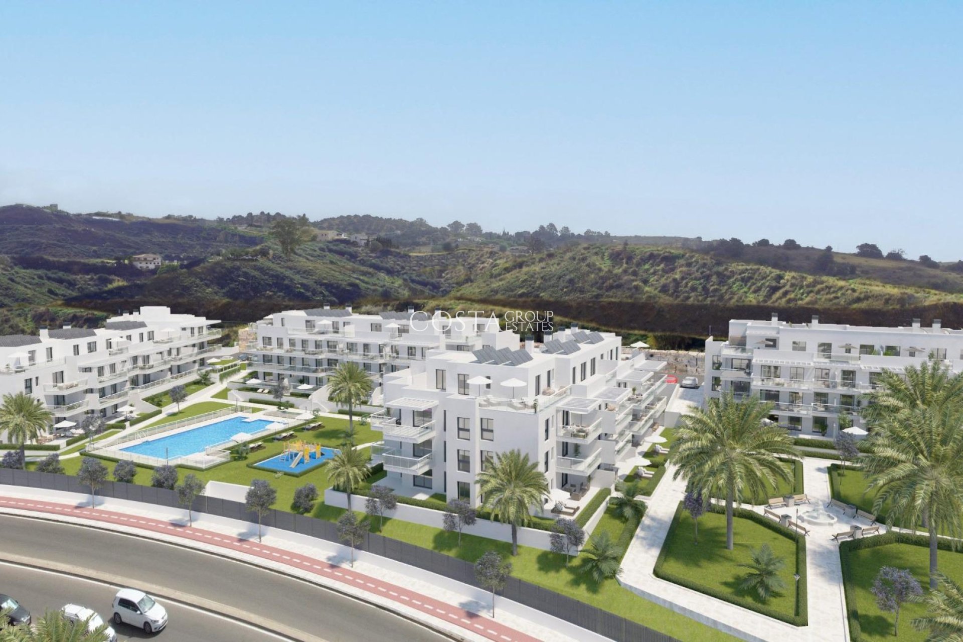 Nowy budynek - Ground floor apartment -
Mijas - Lagar Martell