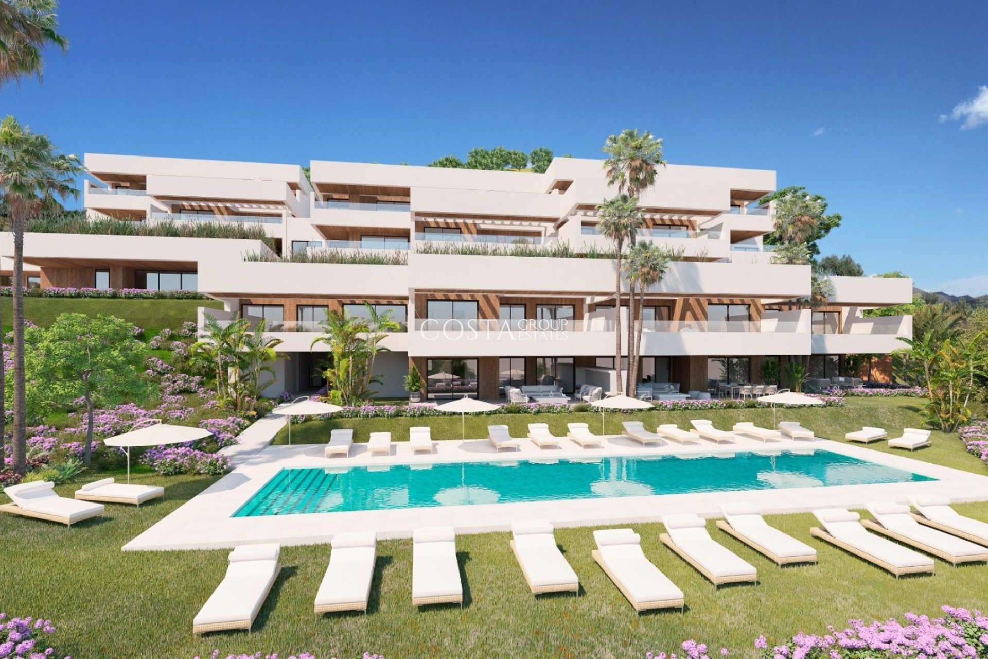 Nowy budynek - Ground floor apartment -
Ojen - Palo Alto