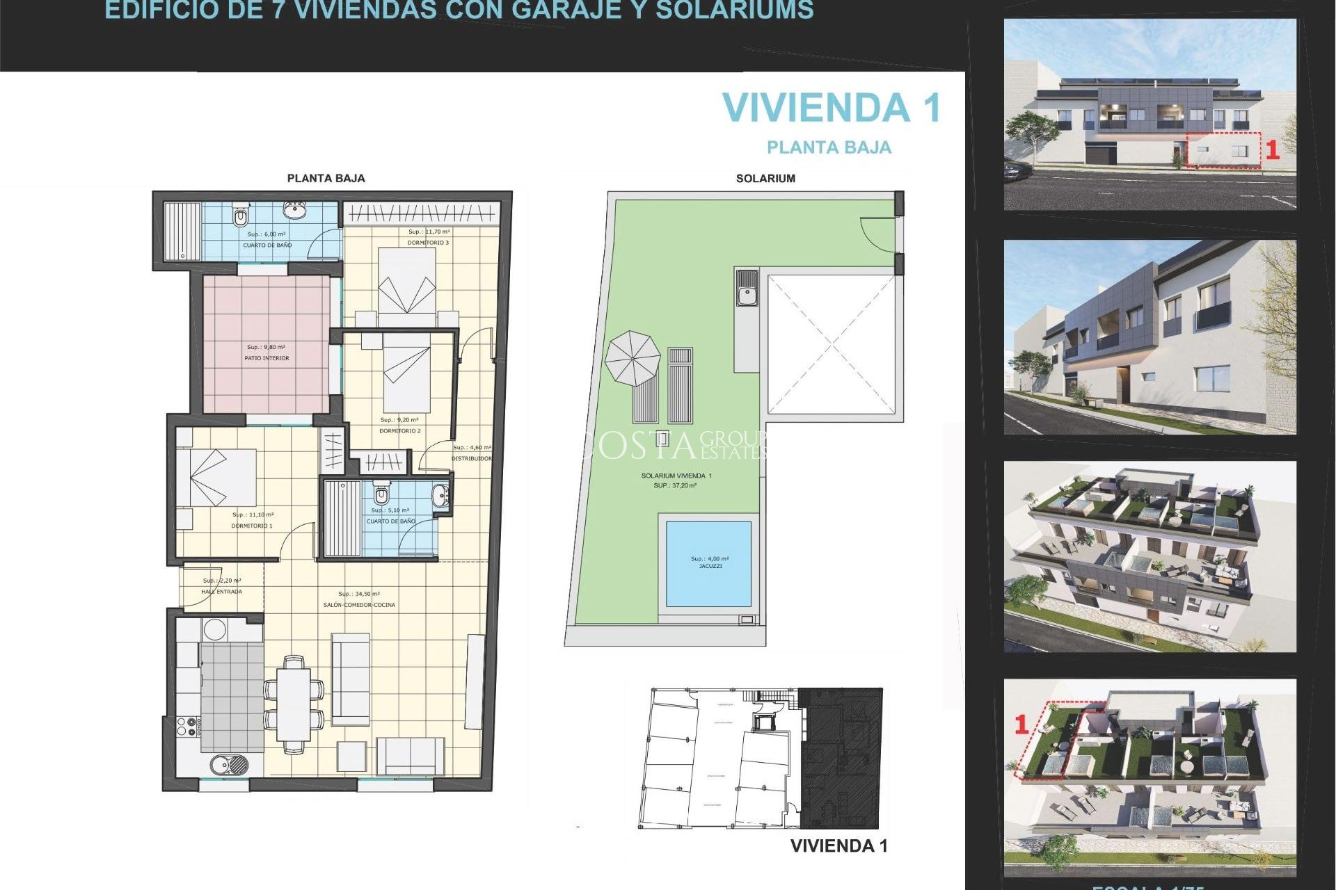 Nowy budynek - Ground floor apartment -
Pilar de la Horadada - pueblo